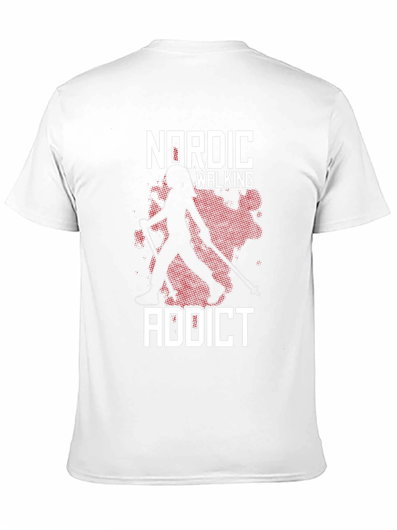 Nordic Walking Addict Black T-Shirt