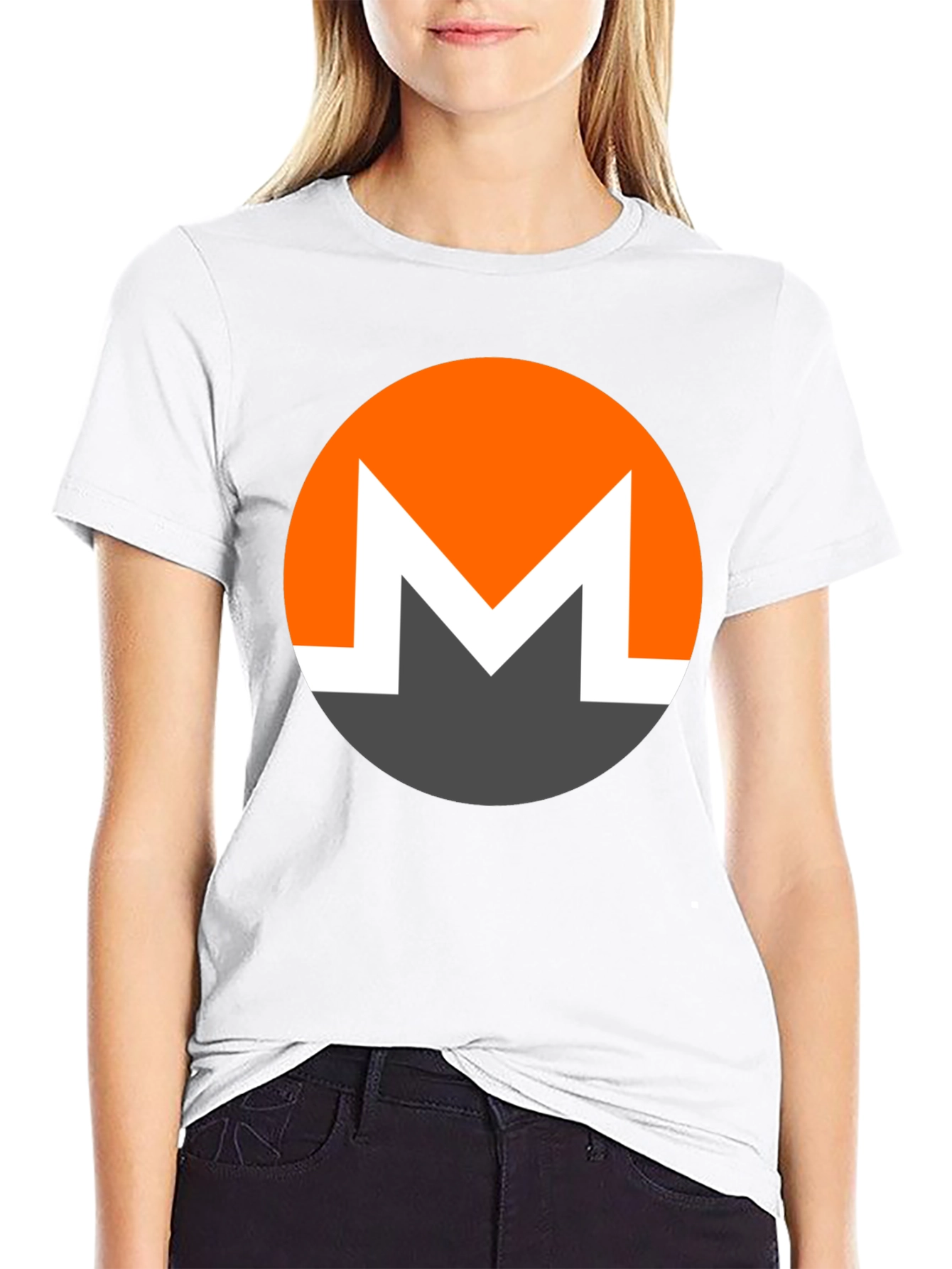 Monero XMR Crypto T-Shirt - Black Graphic Tee