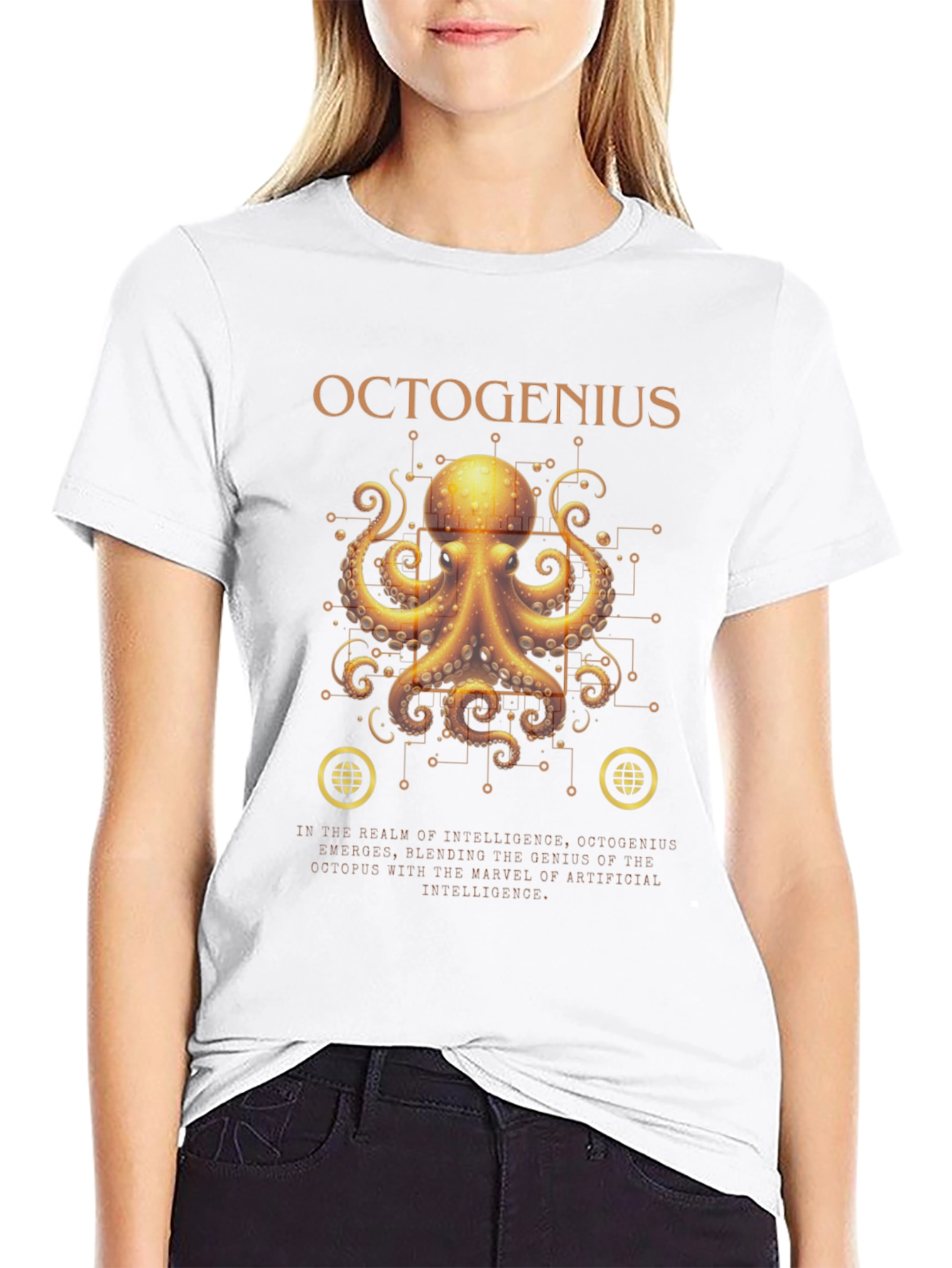 OctoGenius Graphic T-Shirt - Tech Octopus