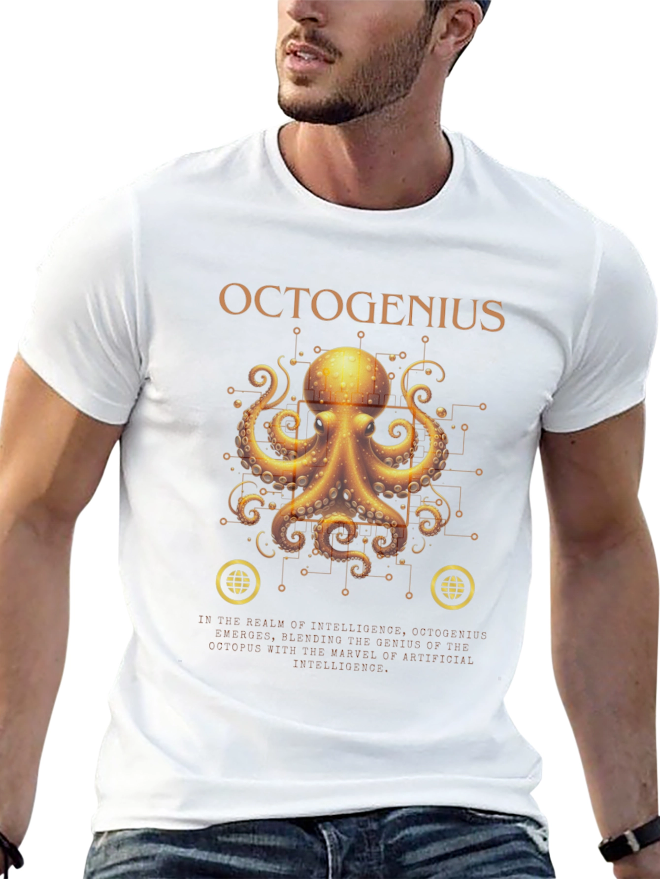 OctoGenius Graphic T-Shirt - Tech Octopus
