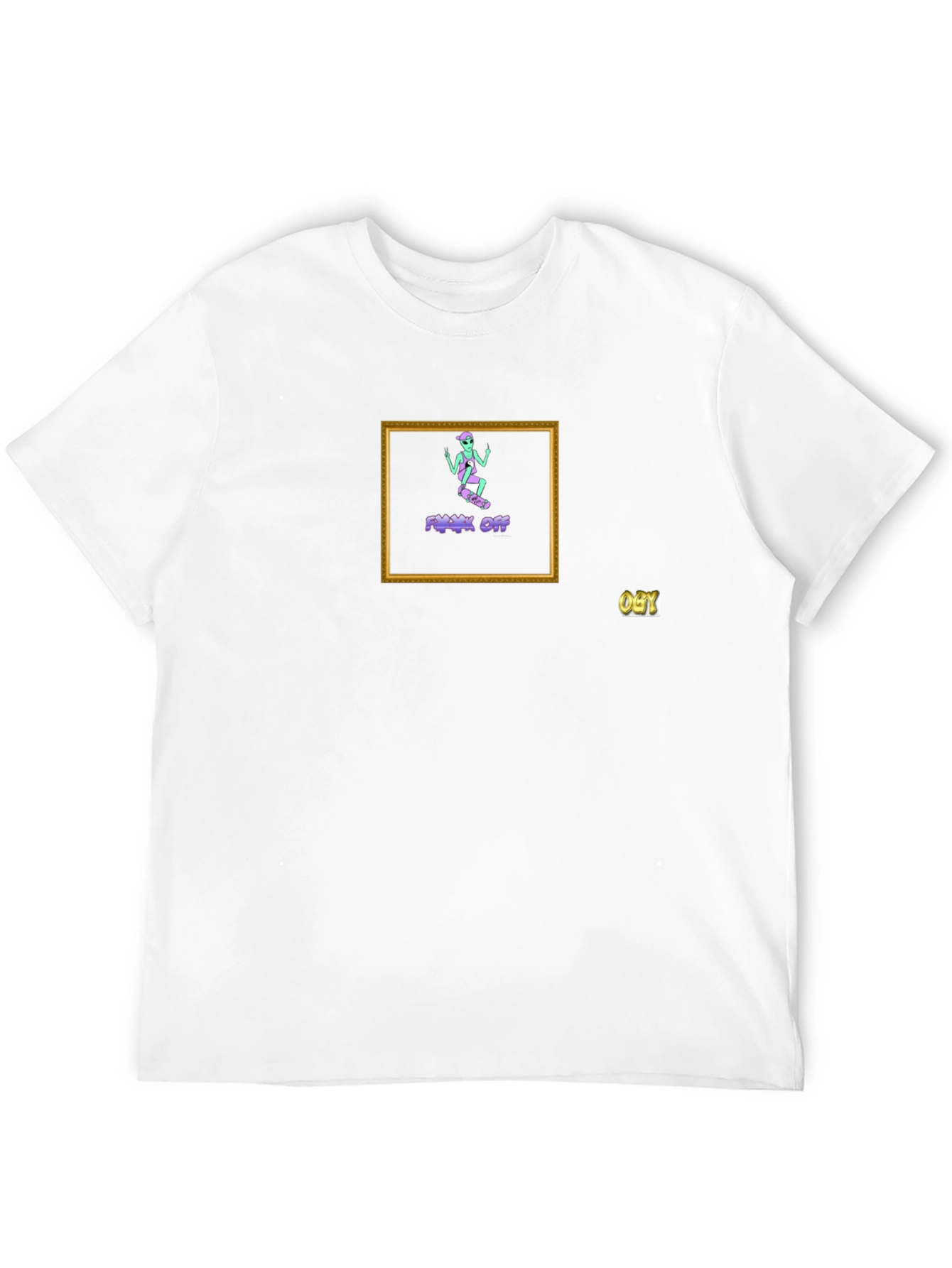 Black T-Shirt with Graphic Print