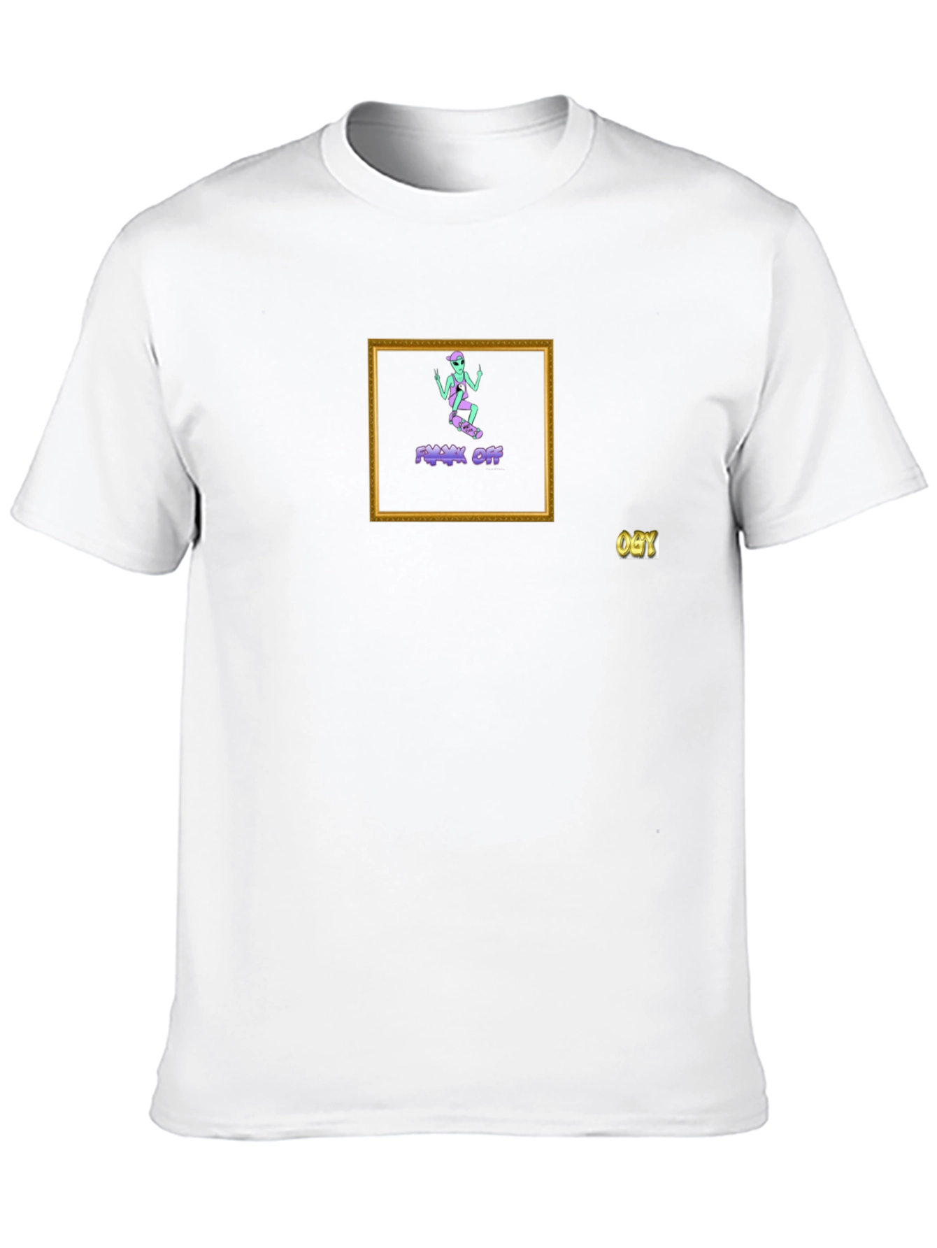Black T-Shirt with Graphic Print