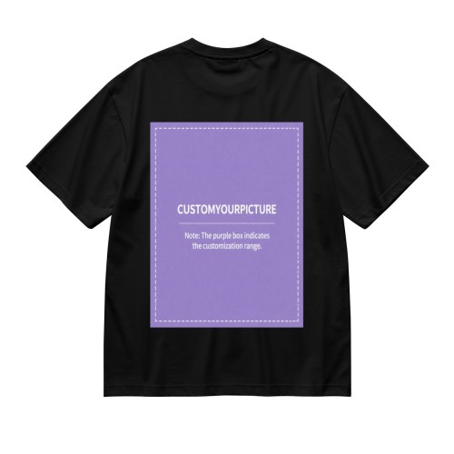 Custom Double?Sided Printed Short Sleeve T?Shirt | Personalized Front & Back Tee, Single Unit