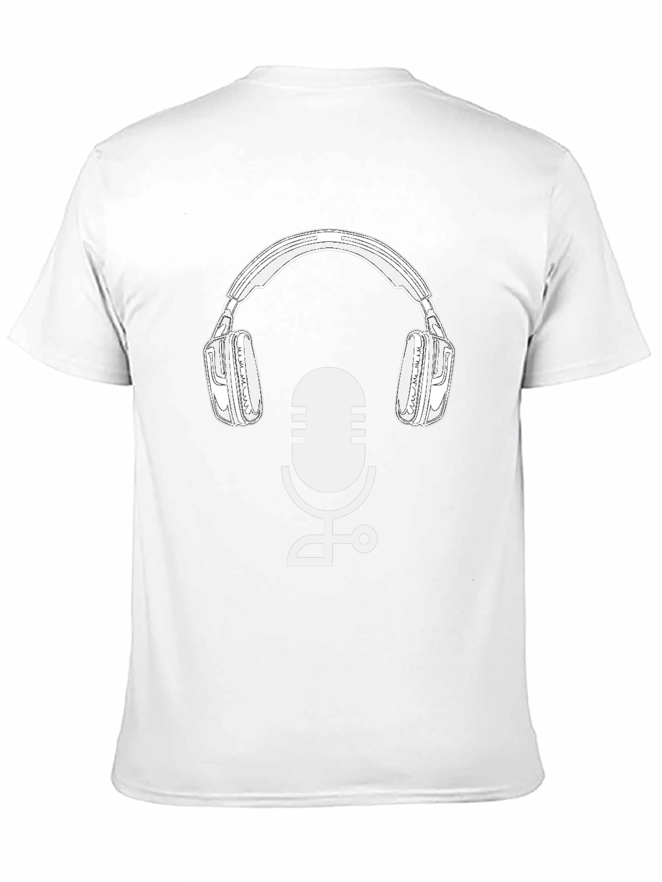 Podcast Ready T-Shirt: Mic & Headphone Graphic Tee