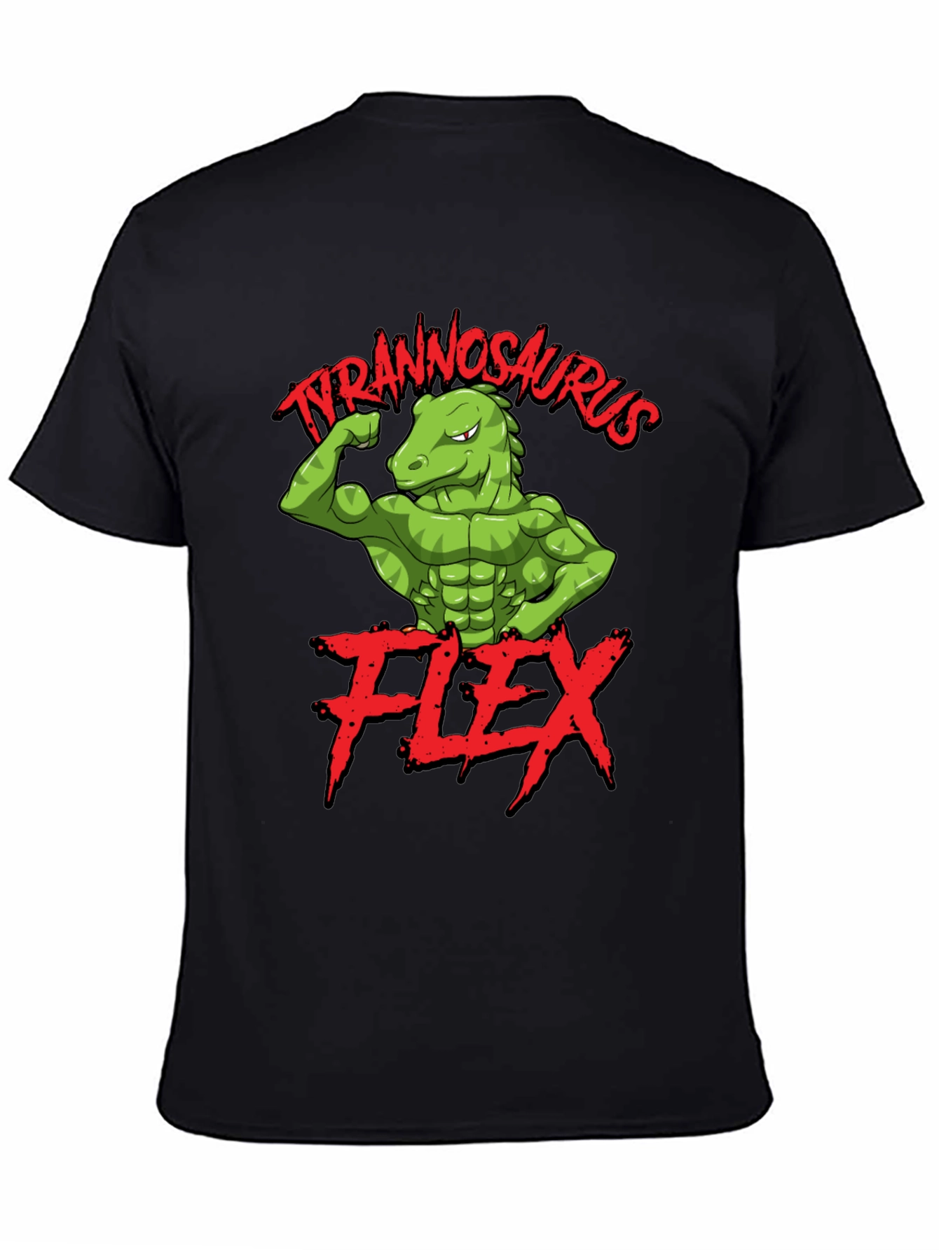 Tyrannosaurus Flex T-Shirt - Gym Dino Tee