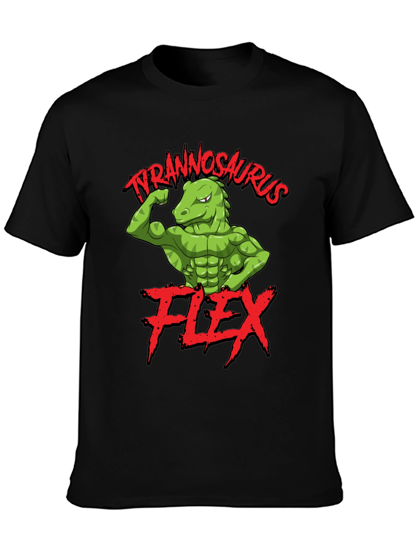 Tyrannosaurus Flex T-Shirt - Gym Dino Tee