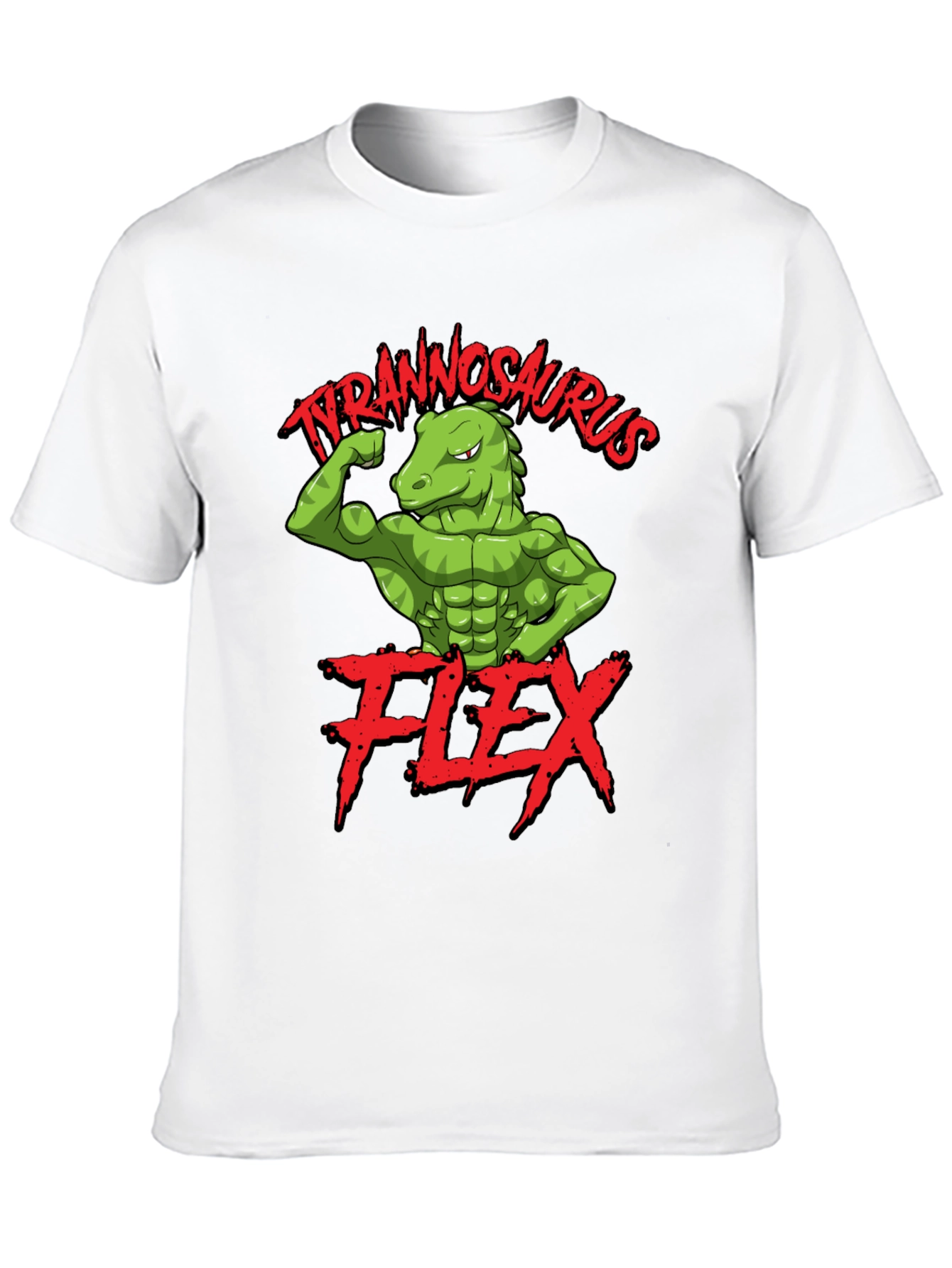 Tyrannosaurus Flex T-Shirt - Gym Dino Tee