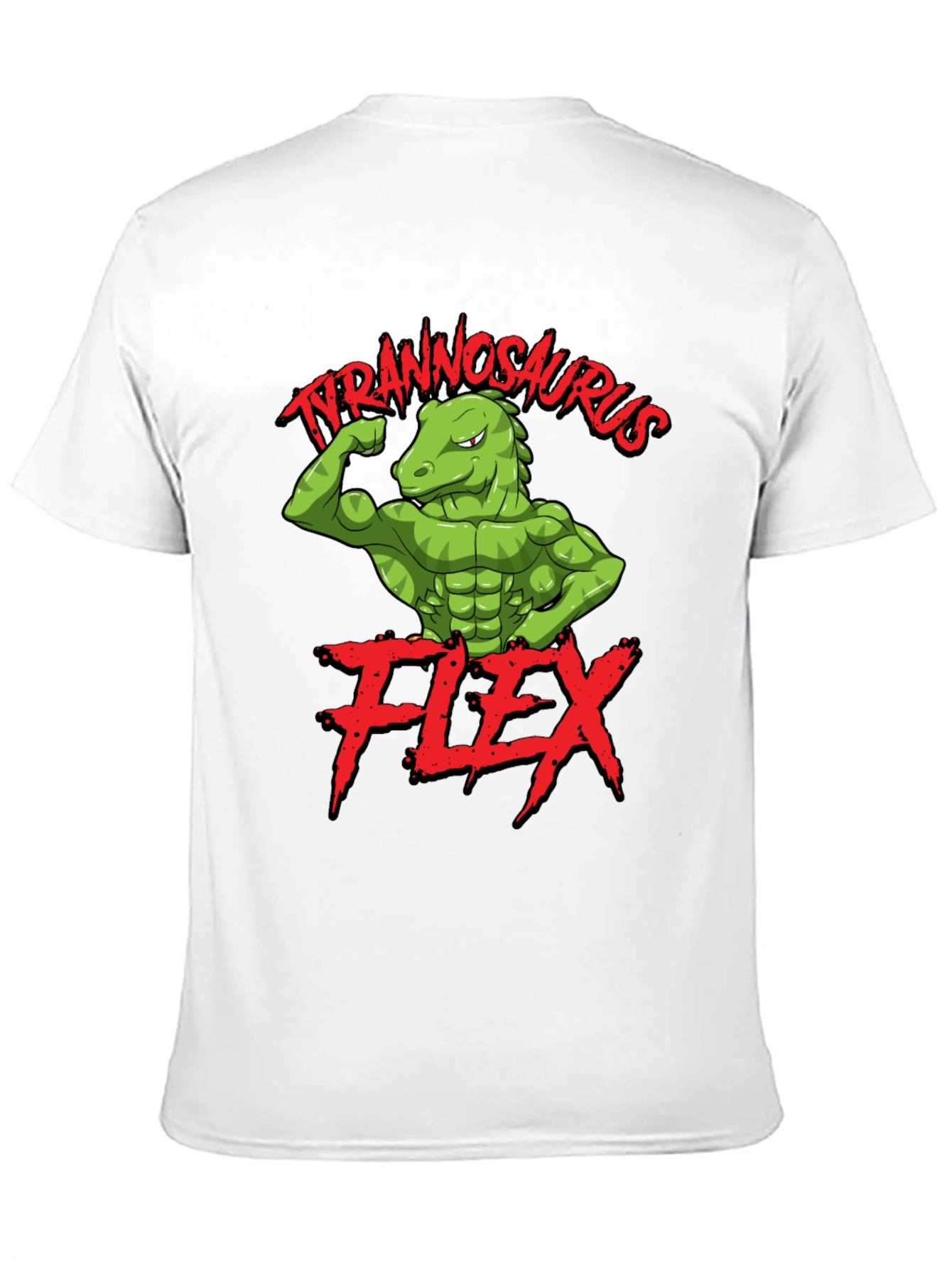 Tyrannosaurus Flex T-Shirt - Gym Dino Tee