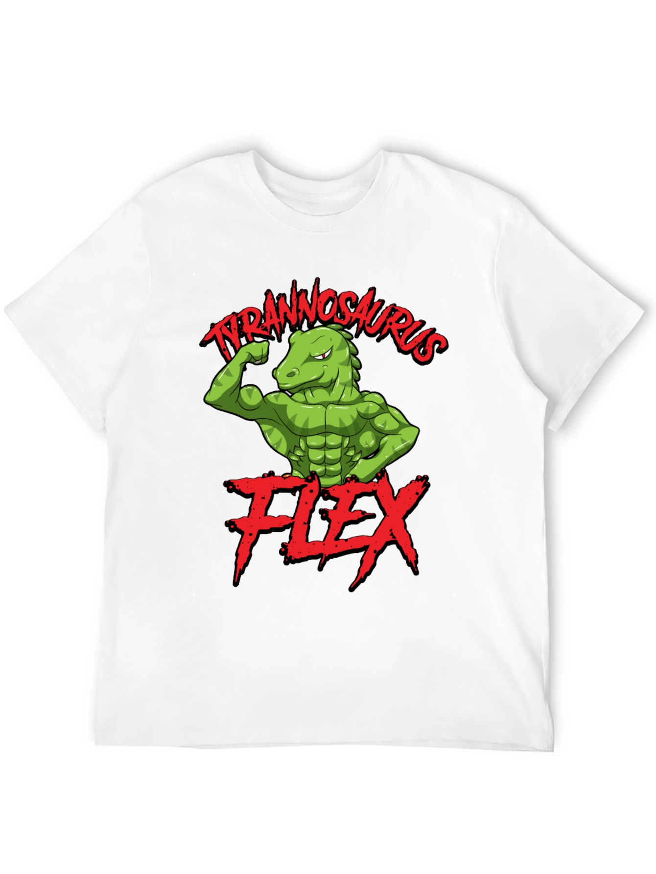 Tyrannosaurus Flex T-Shirt - Gym Dino Tee