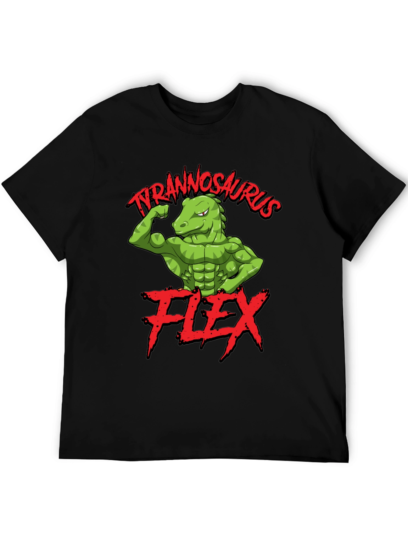 Tyrannosaurus Flex T-Shirt - Gym Dino Tee
