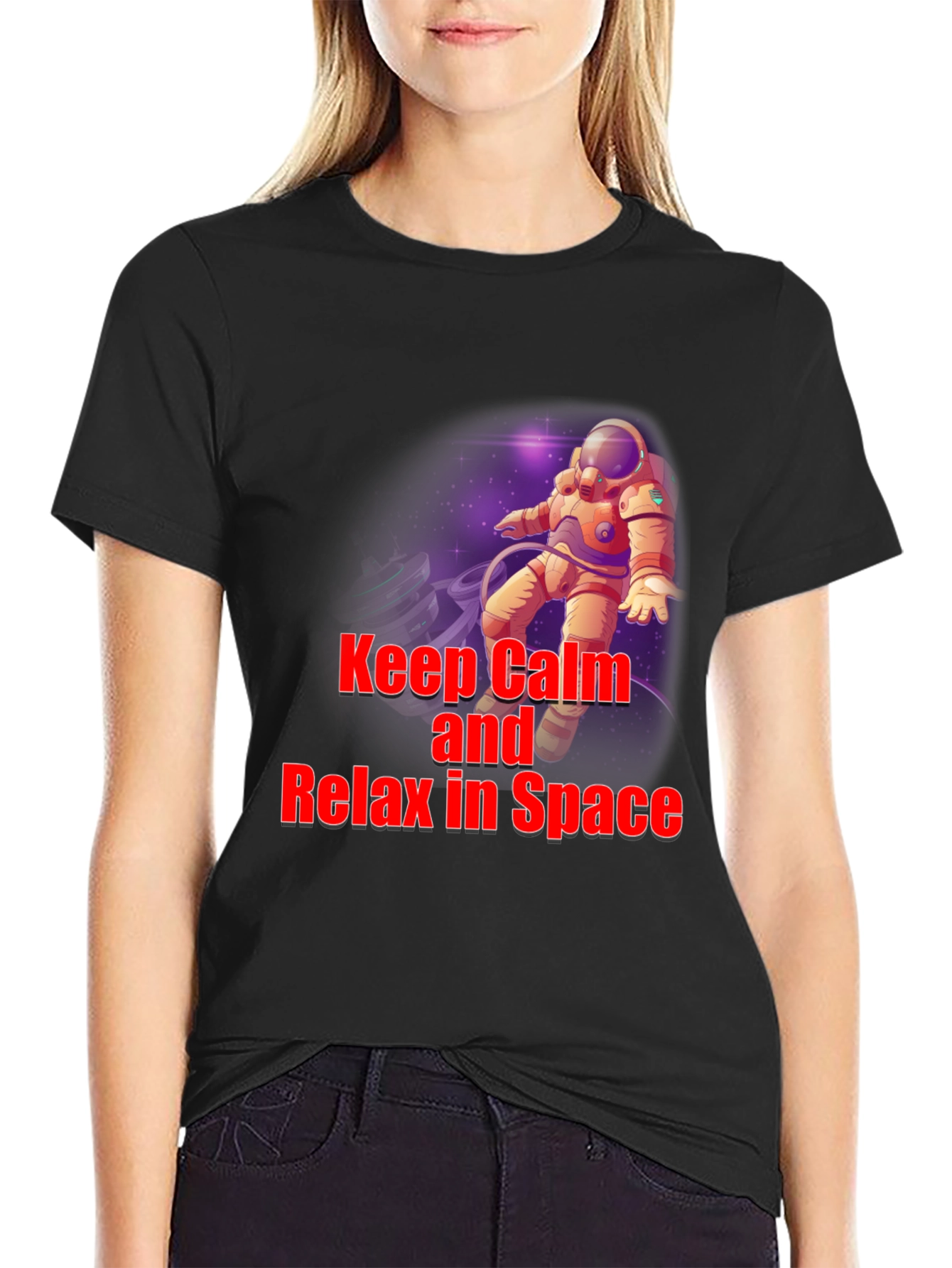 Keep Calm Astronaut T-Shirt - Space Design