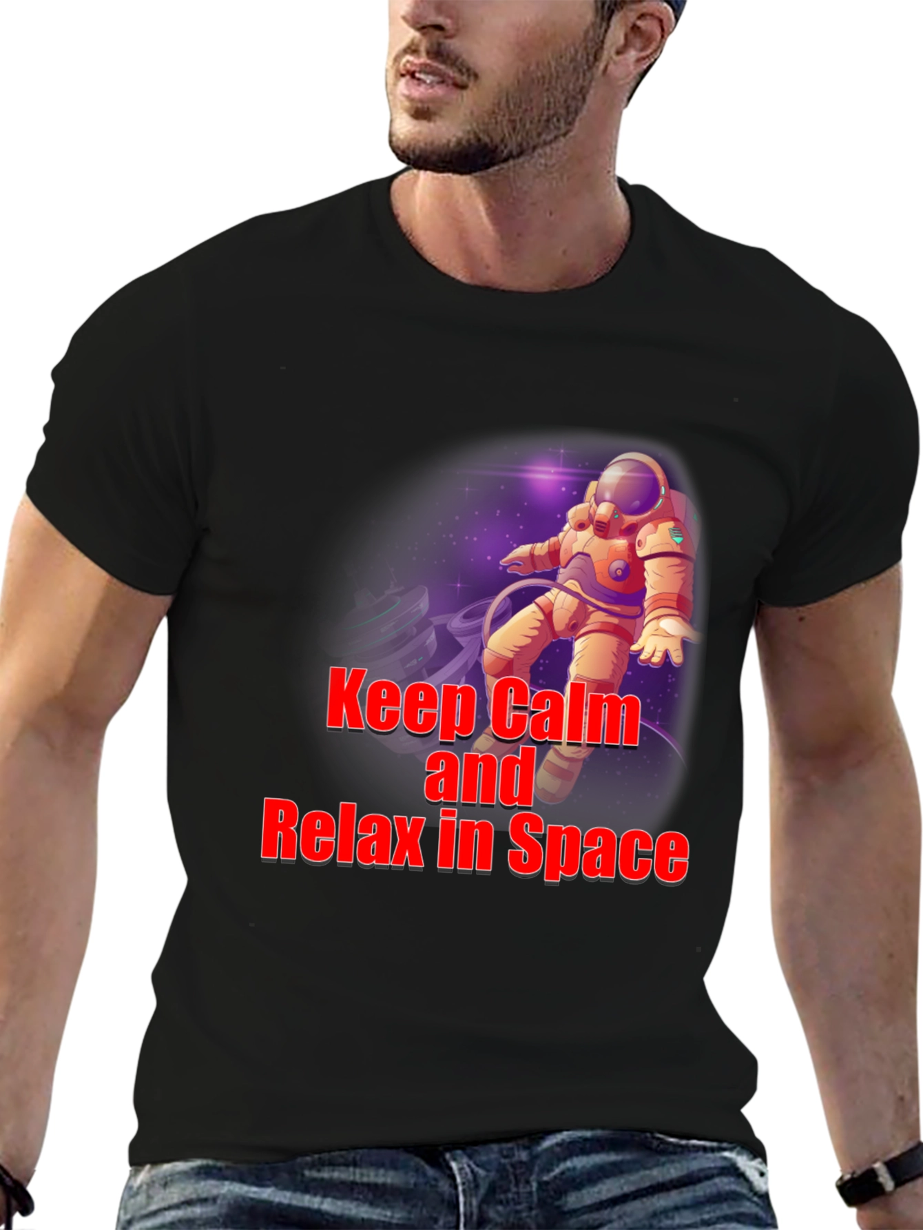 Keep Calm Astronaut T-Shirt - Space Design