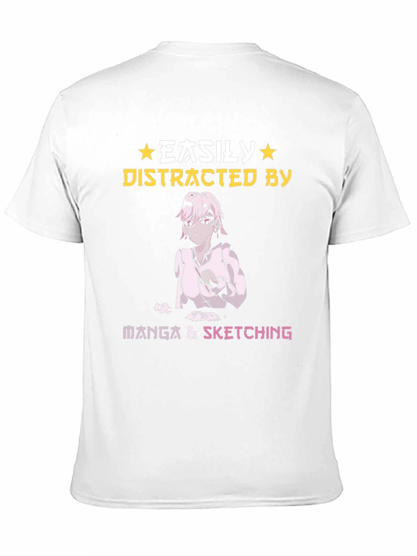 Easily Distracted by Manga & Sketching T-Shirt