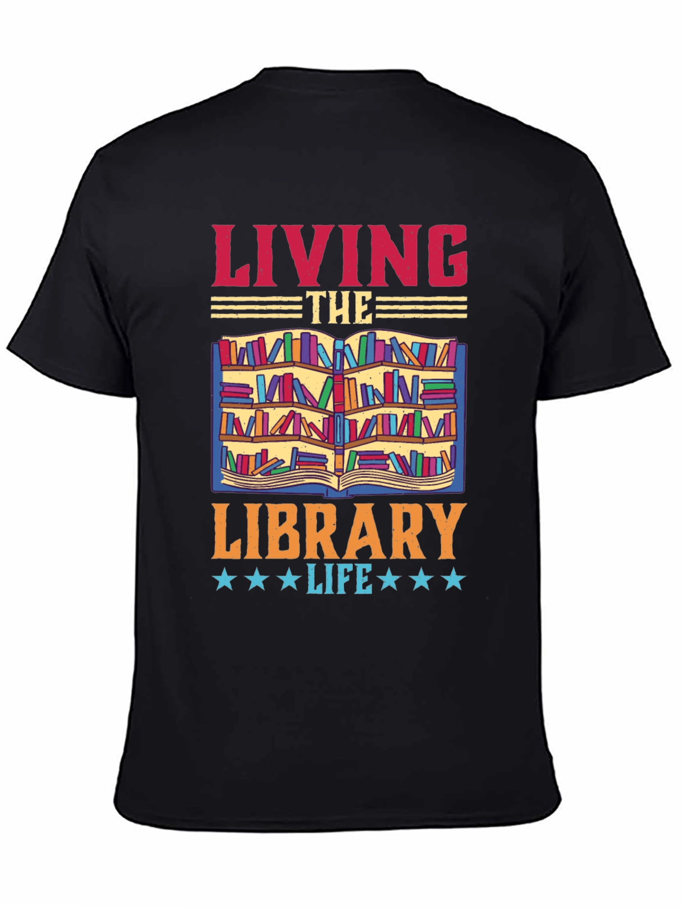 Living The Library Life T-Shirt