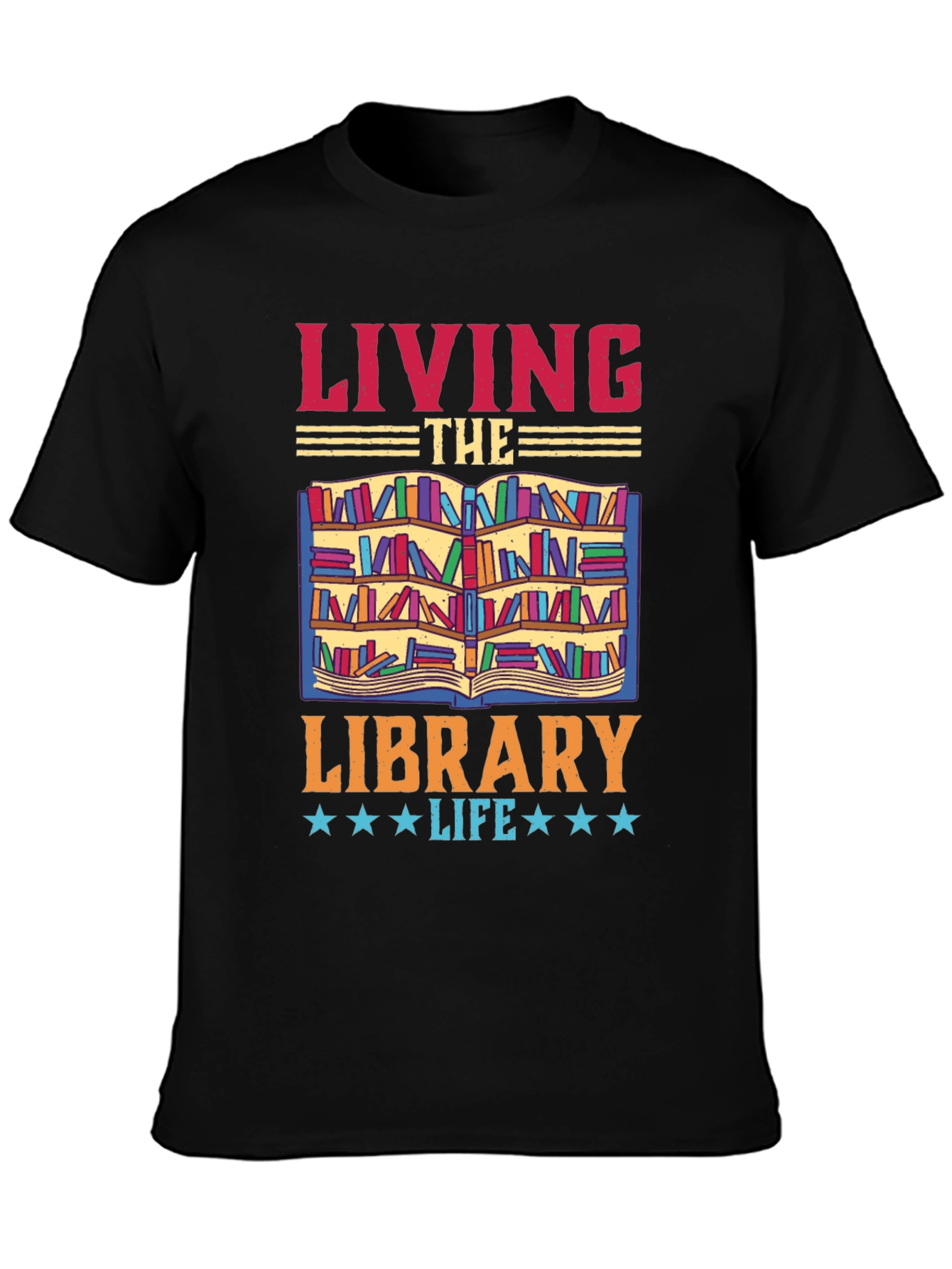 Living The Library Life T-Shirt