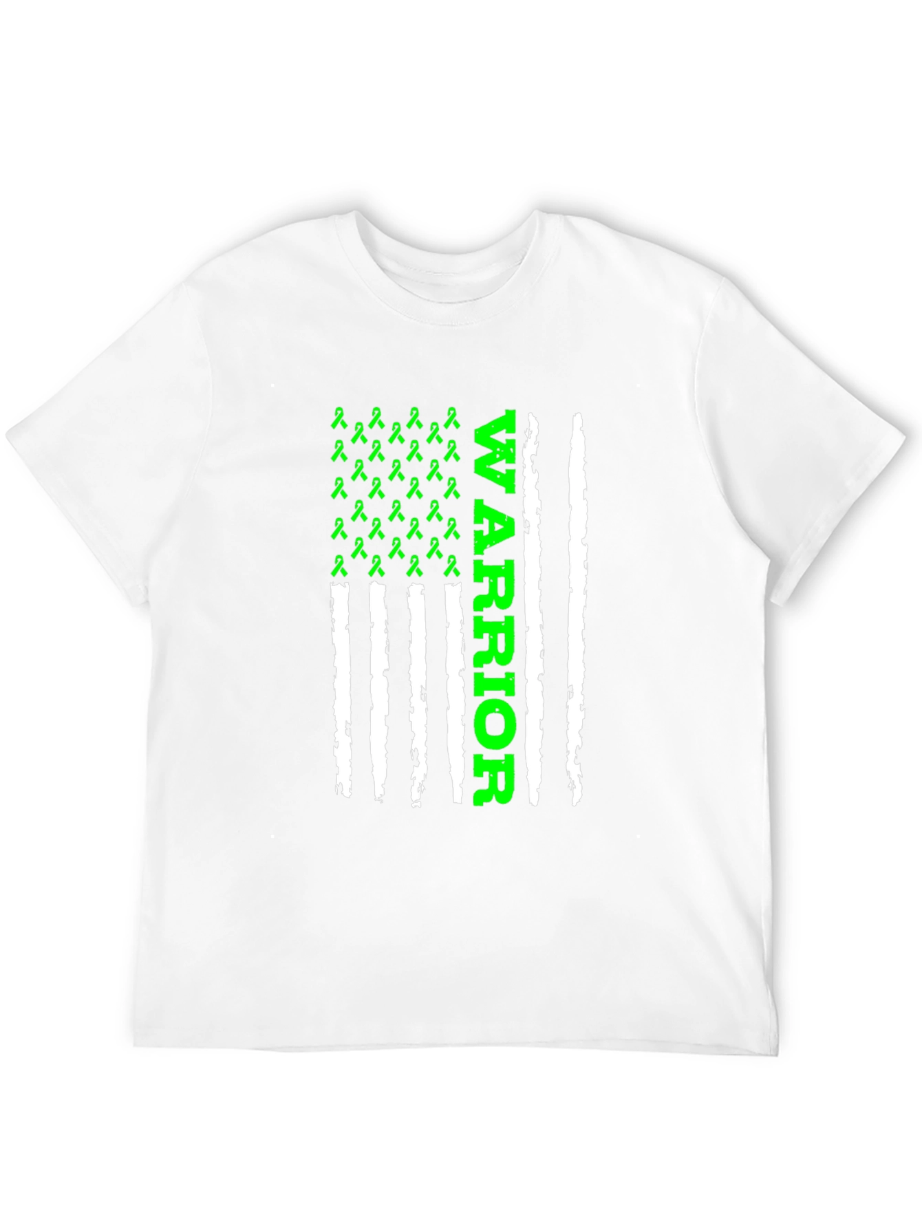 Warrior Ribbon Flag T-Shirt - Black
