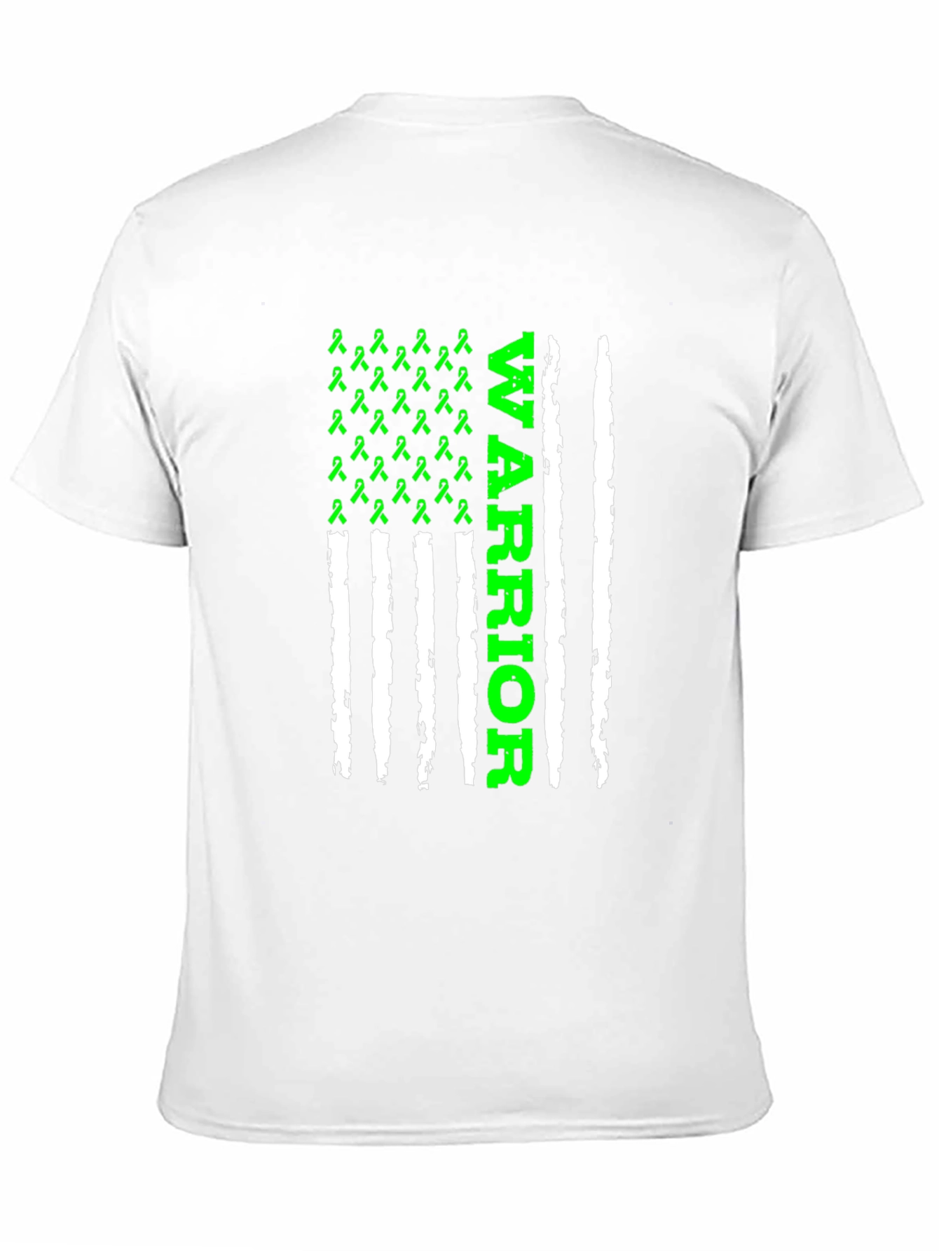 Warrior Ribbon Flag T-Shirt - Black