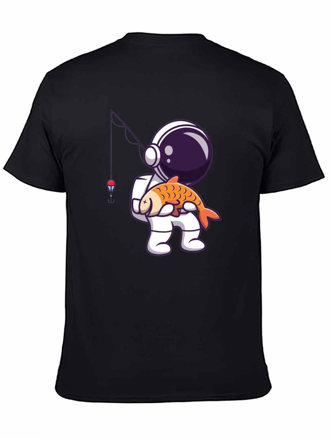 Astronaut Fishing T-Shirt - Space Angler Tee