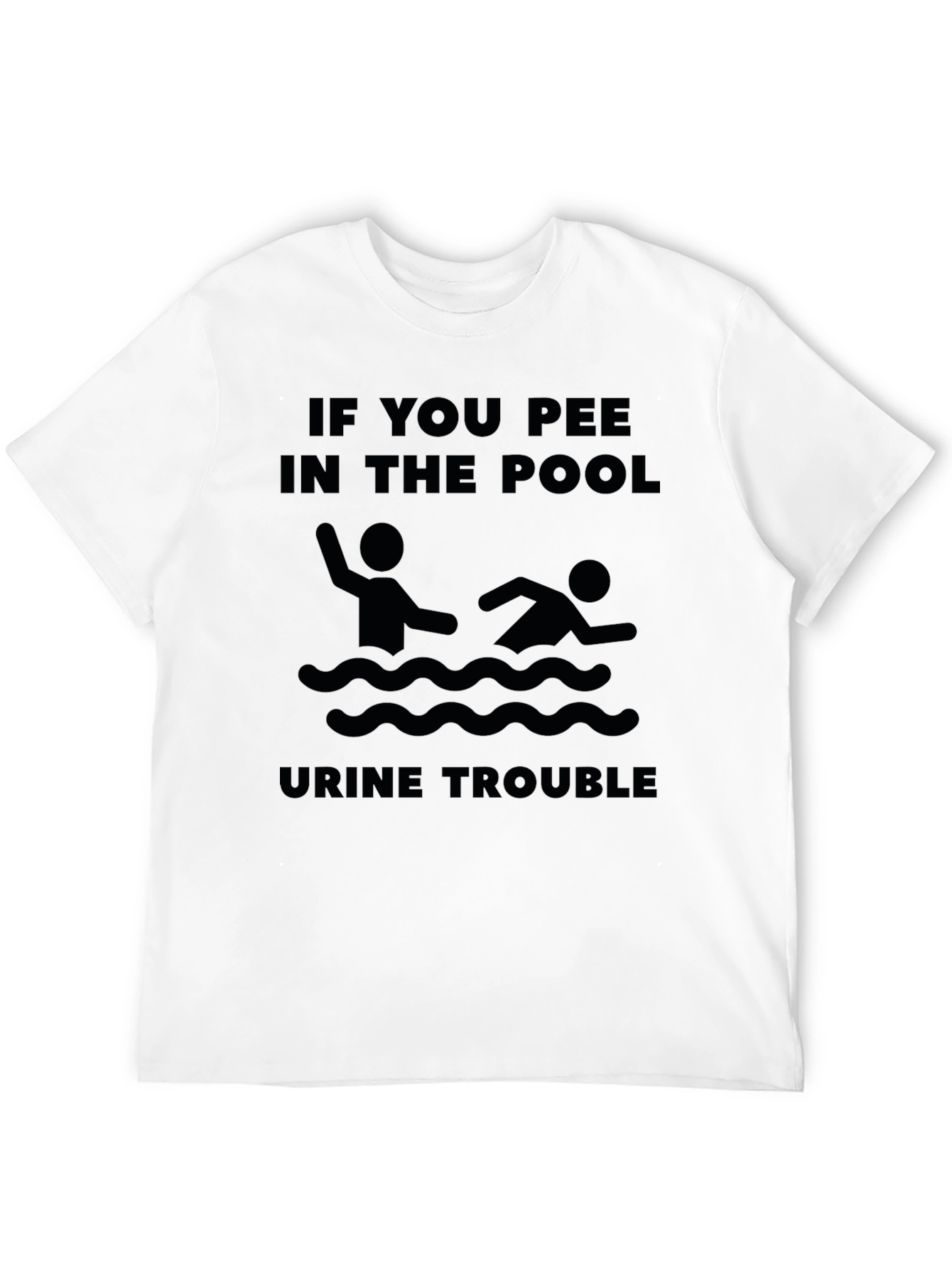 Funny If You Pee in the Pool Graphic Tee