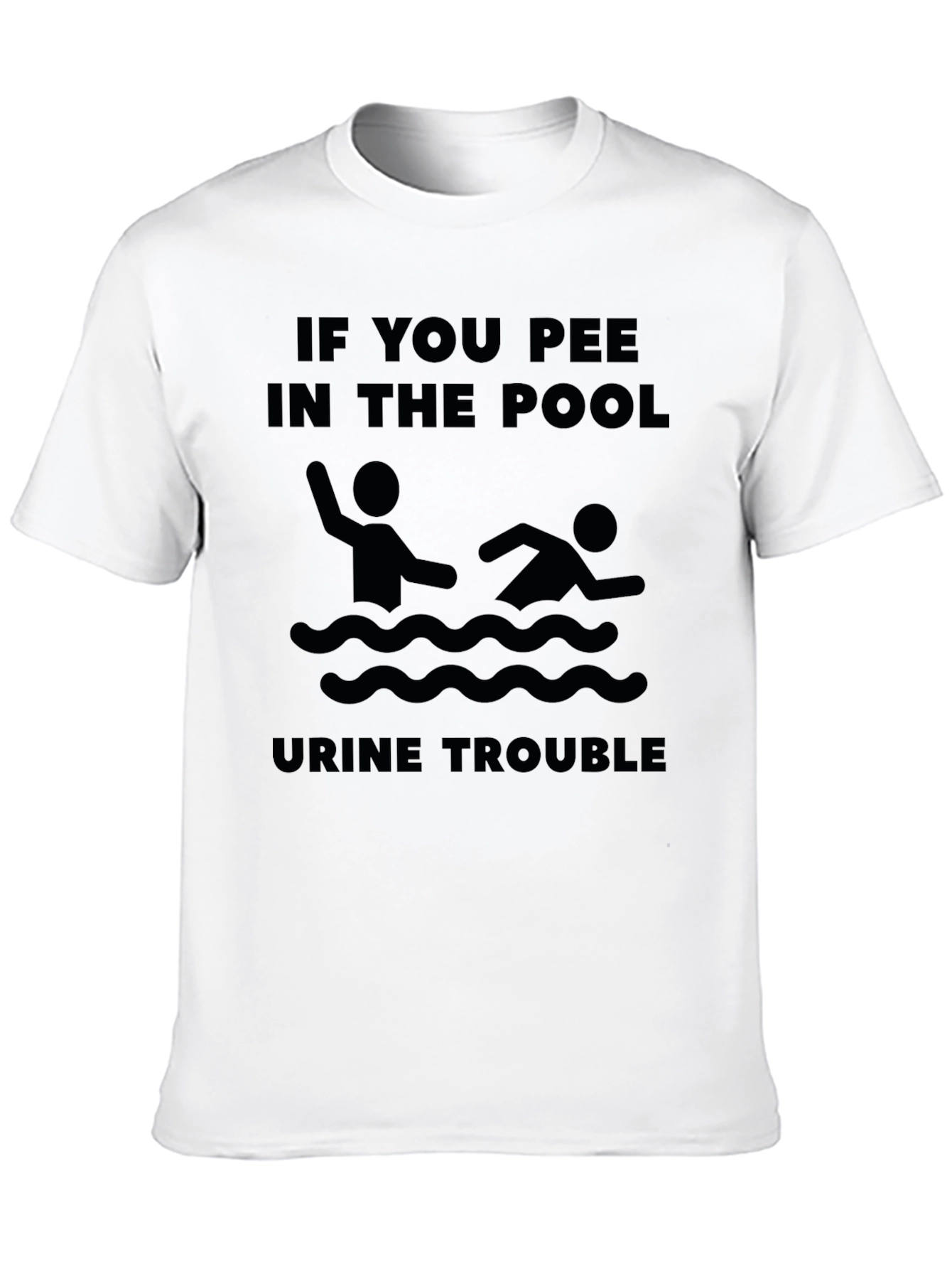 Funny If You Pee in the Pool Graphic Tee