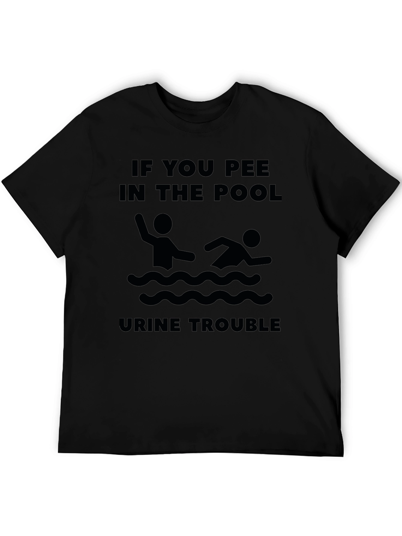 Funny If You Pee in the Pool Graphic Tee
