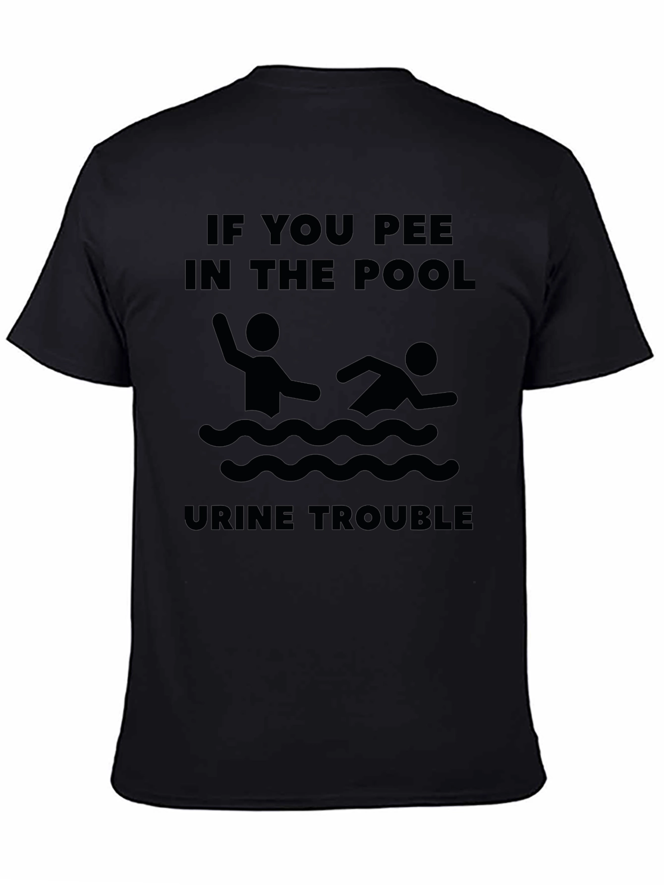 Funny If You Pee in the Pool Graphic Tee
