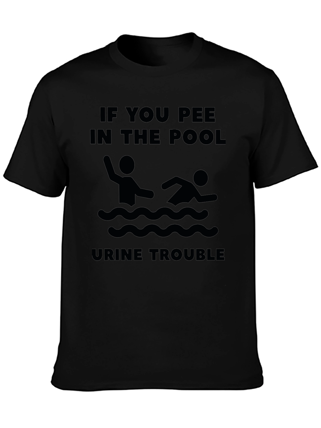 Funny If You Pee in the Pool Graphic Tee