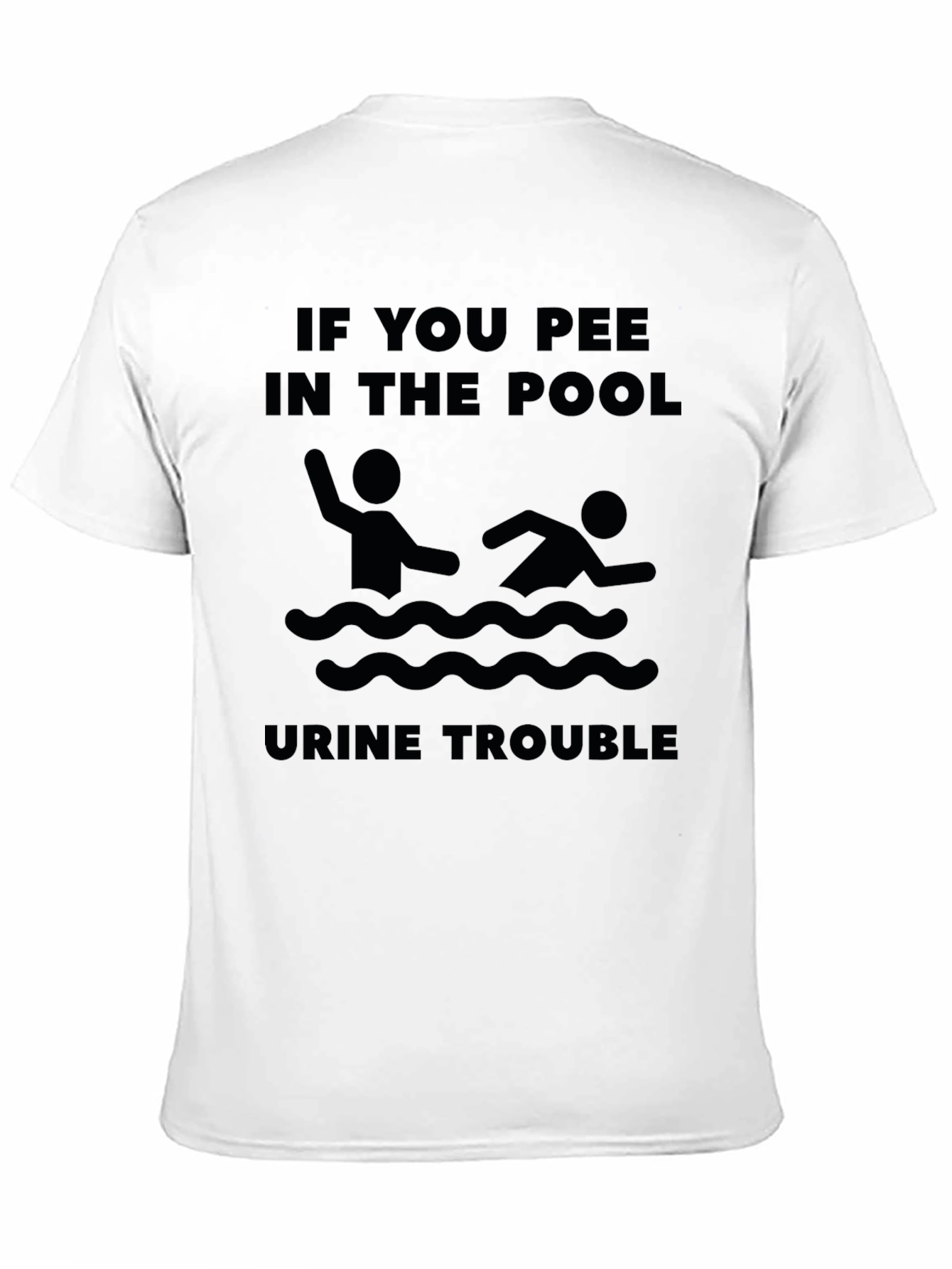 Funny If You Pee in the Pool Graphic Tee