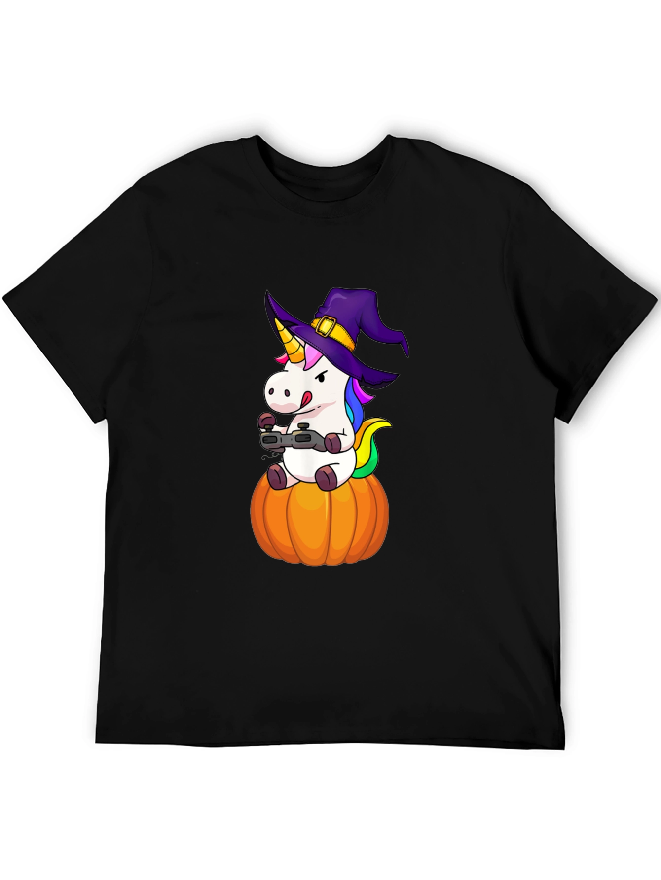 Halloween Unicorn Gamer T-Shirt