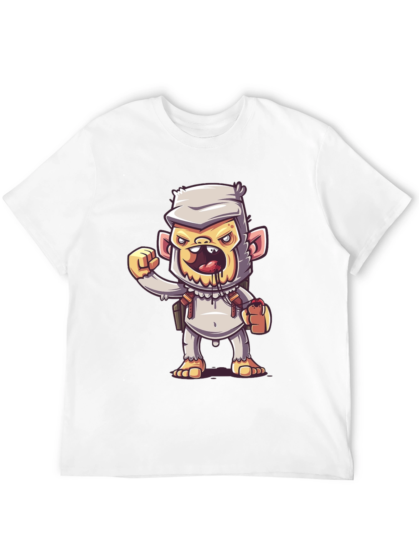 Cartoon Monkey Graphic Tee