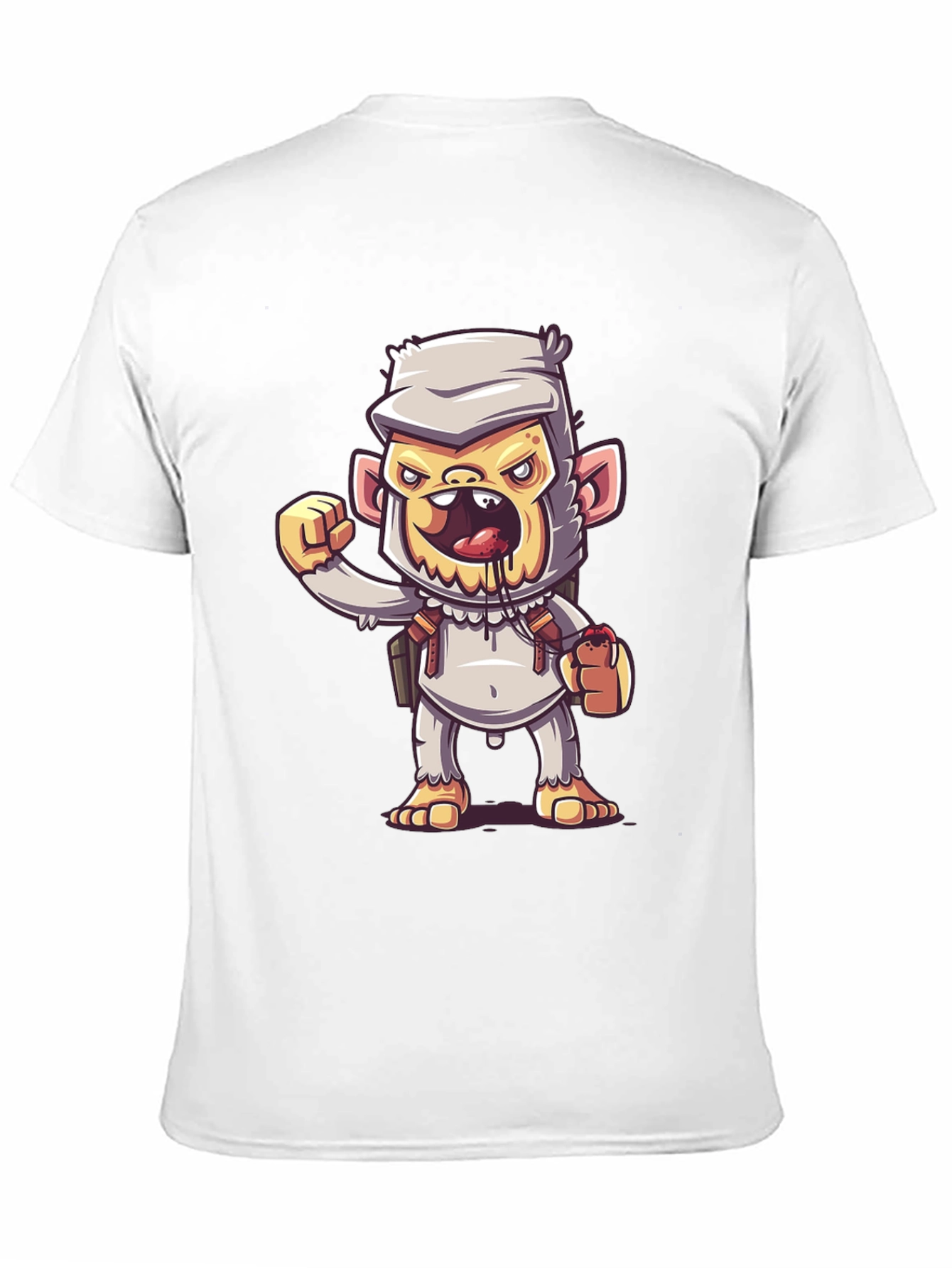 Cartoon Monkey Graphic Tee