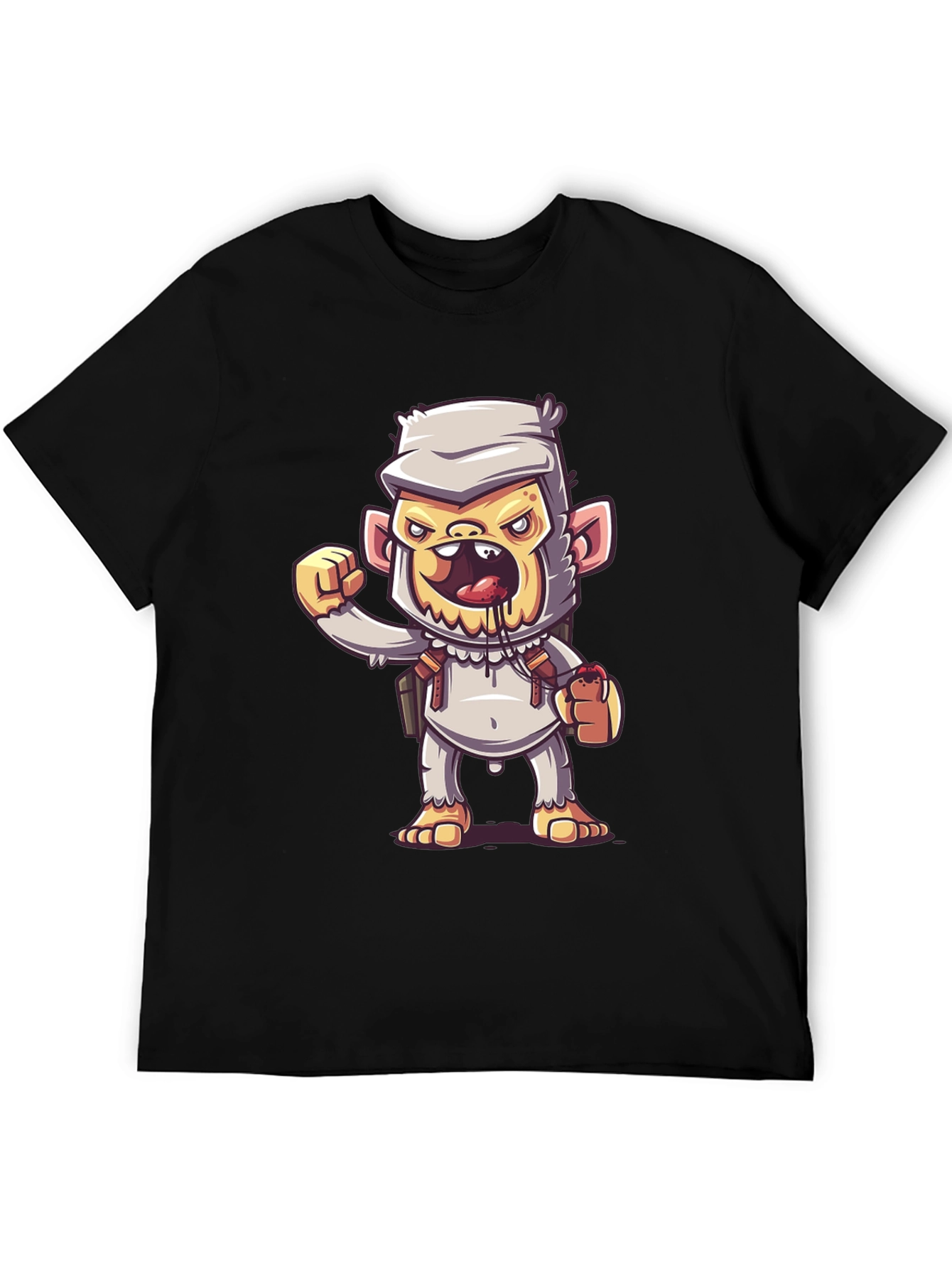 Cartoon Monkey Graphic Tee