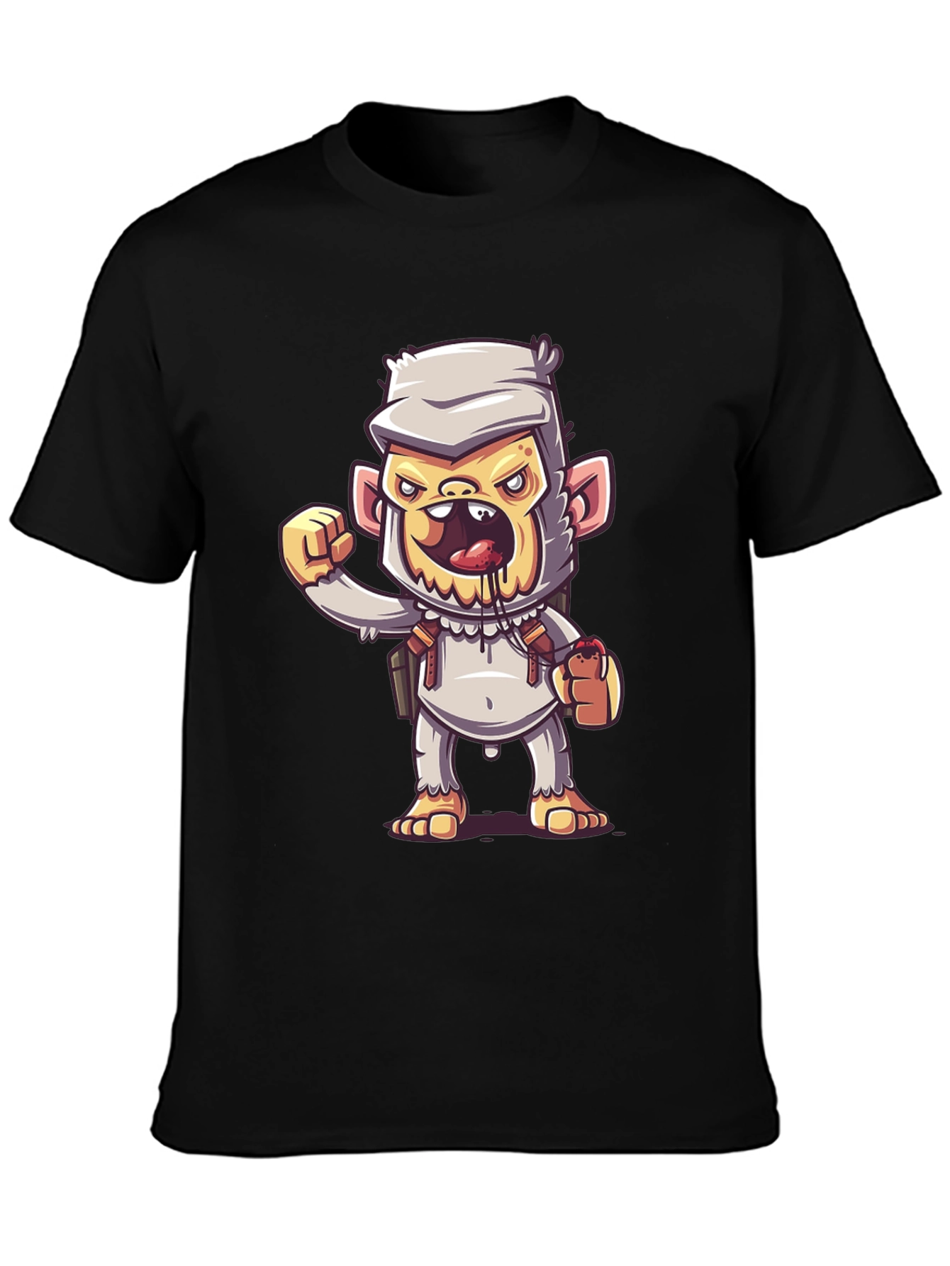 Cartoon Monkey Graphic Tee