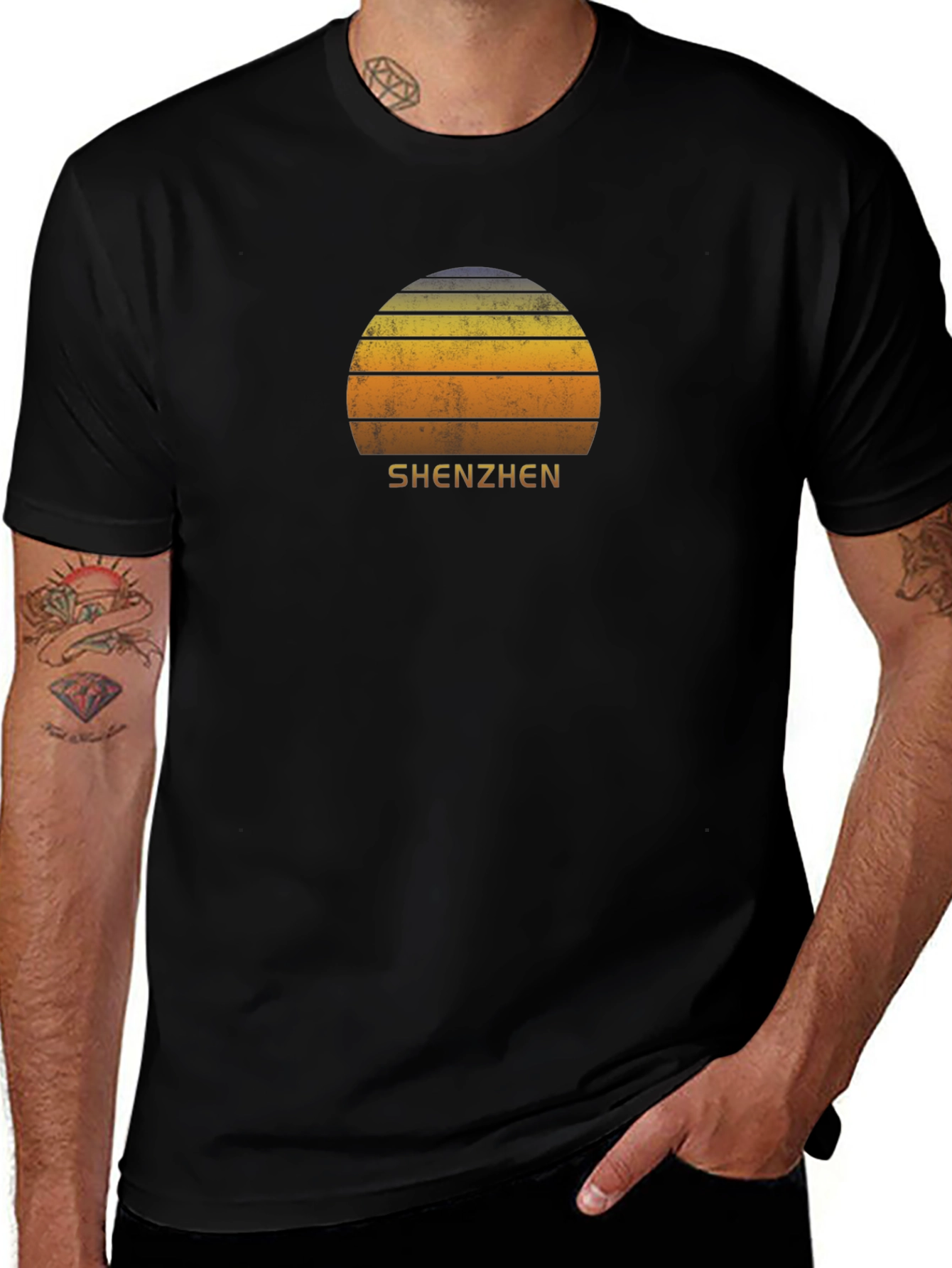 Shenzhen Sunset Graphic T-Shirt