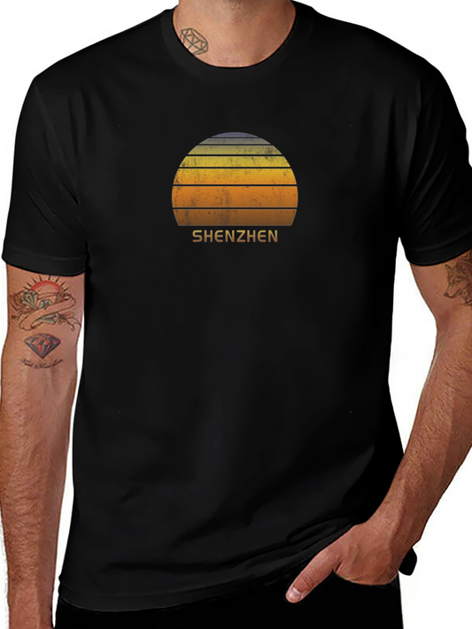 Shenzhen Sunset Graphic T-Shirt
