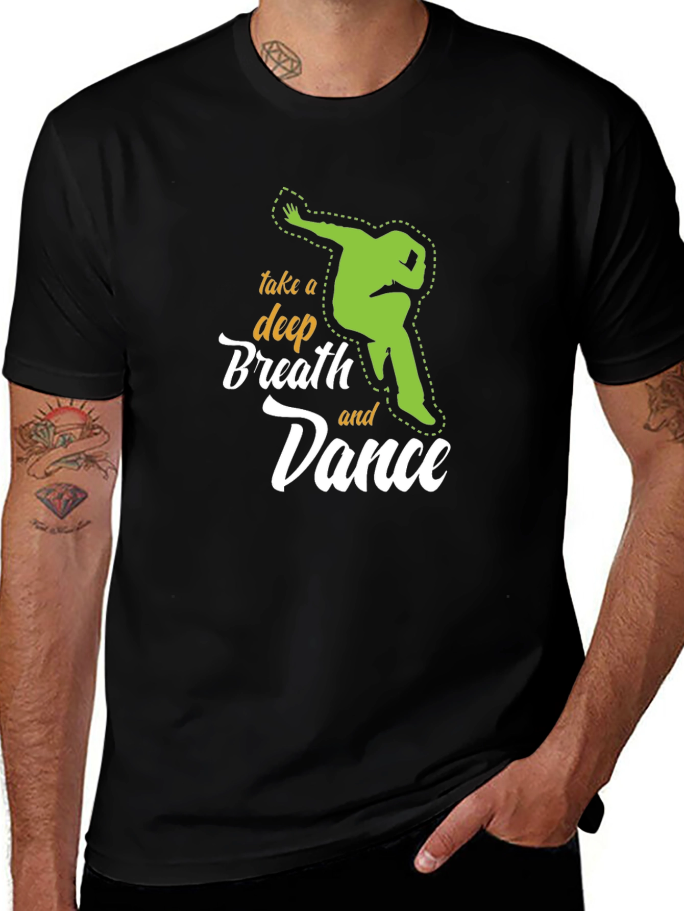 Take A Deep Breath and Dance Graphic Tee Shirt