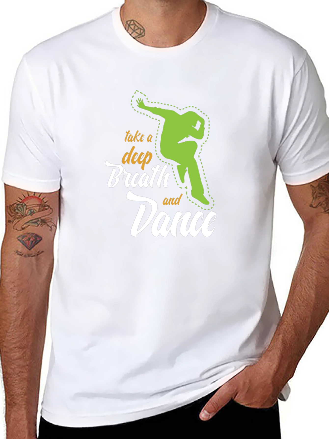 Take A Deep Breath and Dance Graphic Tee Shirt