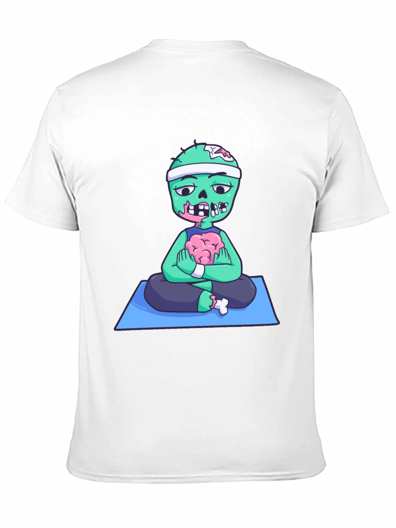 Zombie Yoga Brains T-Shirt