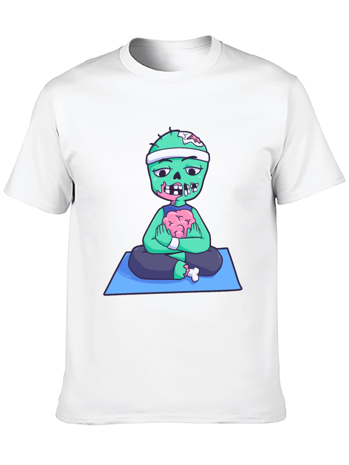 Zombie Yoga Brains T-Shirt