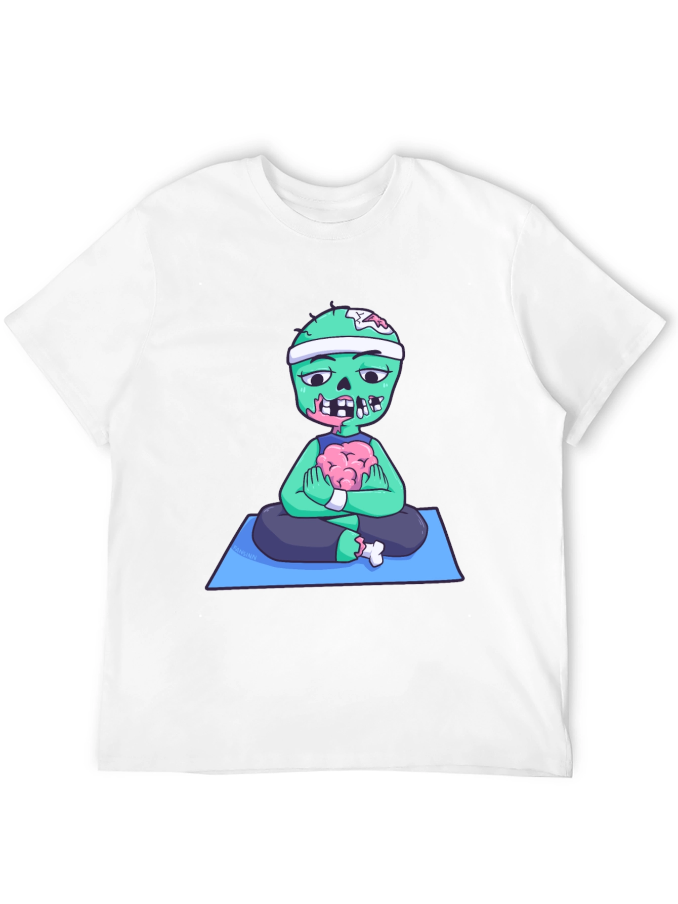 Zombie Yoga Brains T-Shirt