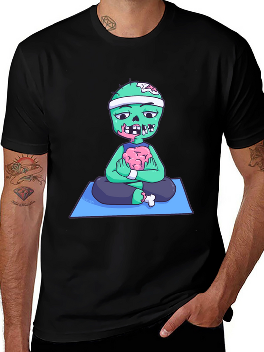 Zombie Yoga Brains T-Shirt