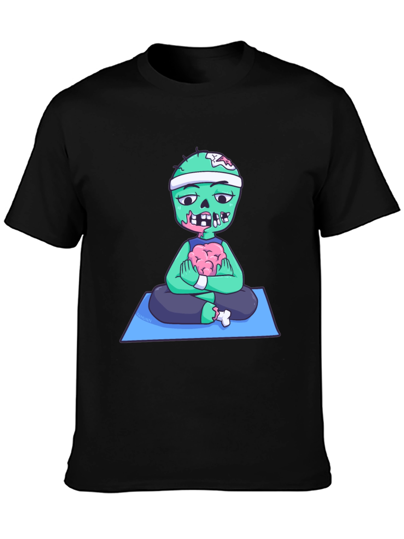 Zombie Yoga Brains T-Shirt