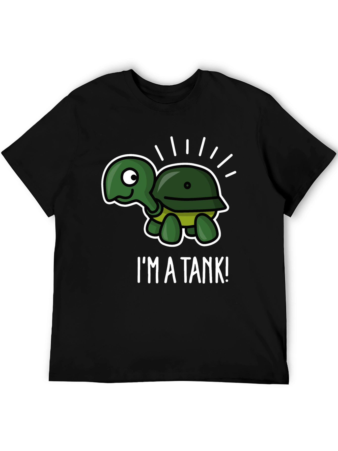 Im A Tank! Funny Turtle Graphic T-Shirt