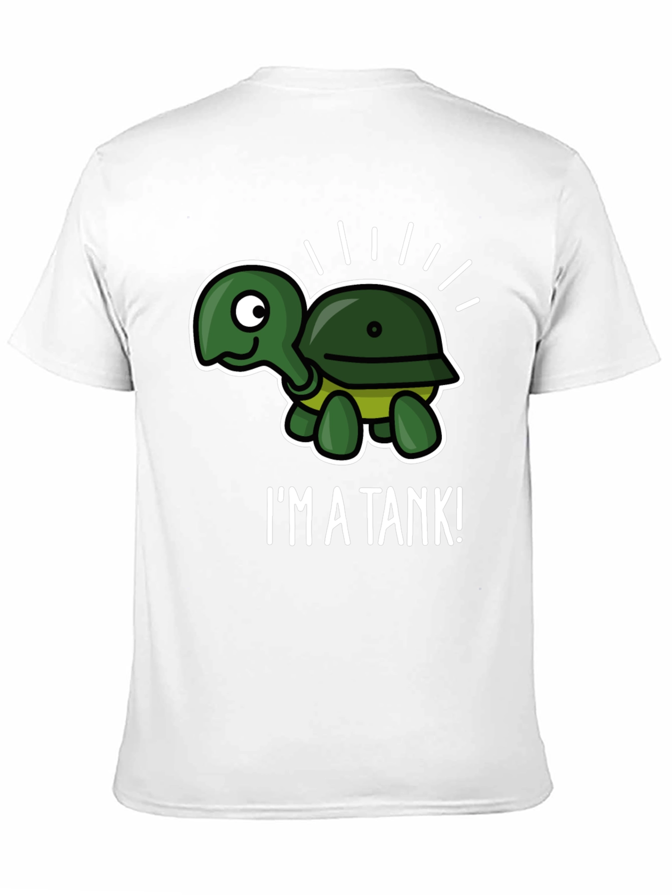 Im A Tank! Funny Turtle Graphic T-Shirt