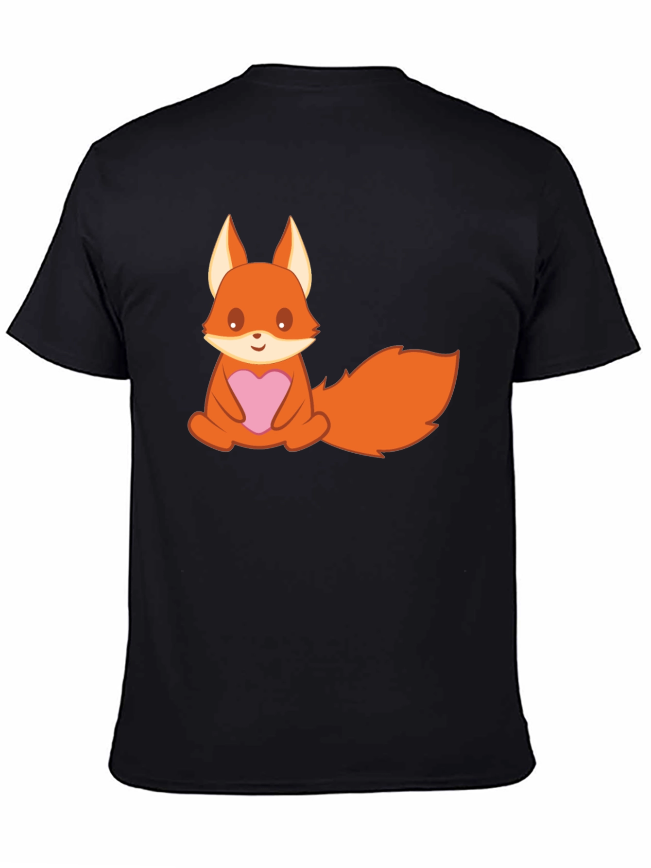 Cute Cartoon Fox T-Shirt - Heart
