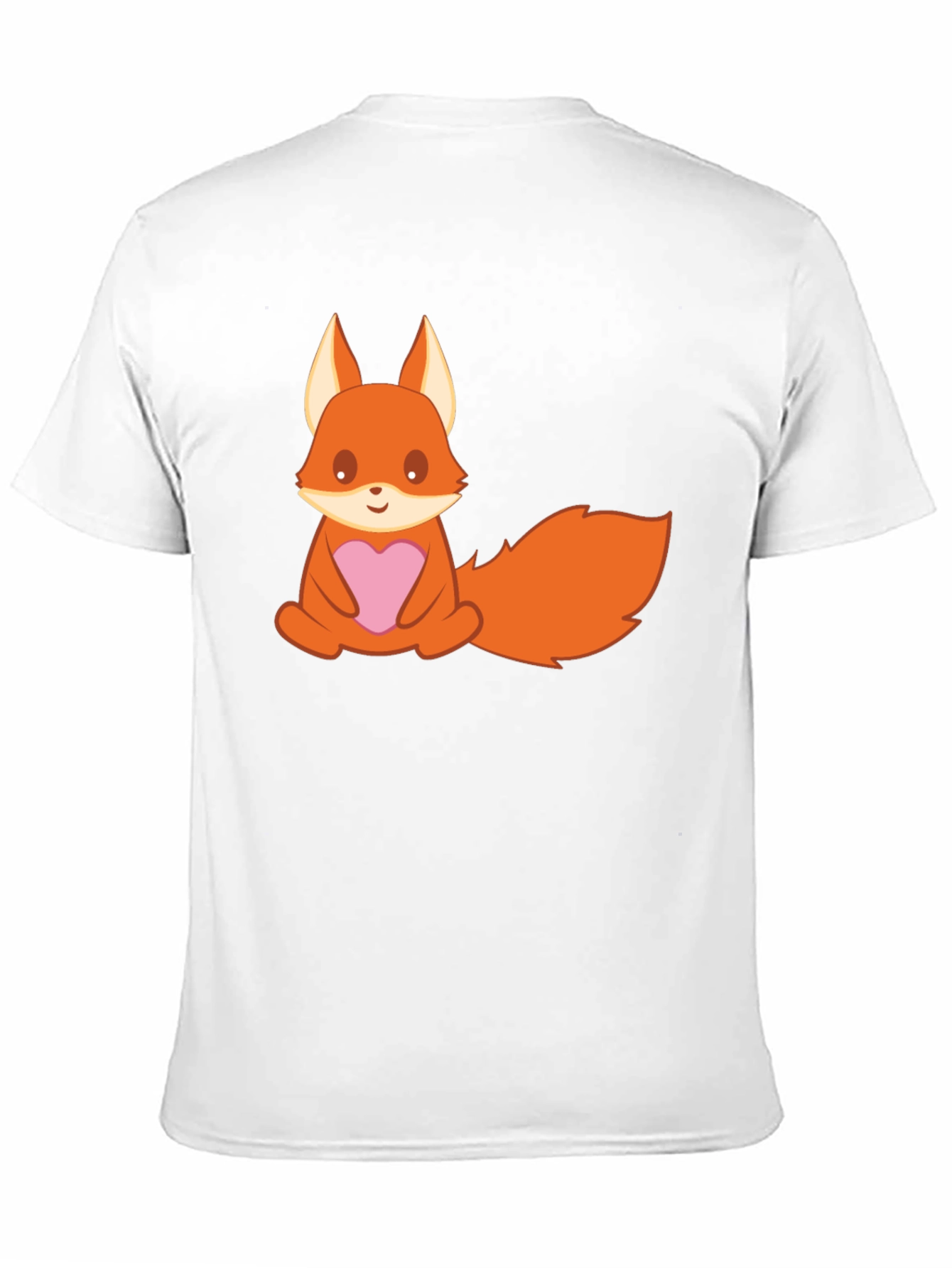 Cute Cartoon Fox T-Shirt - Heart