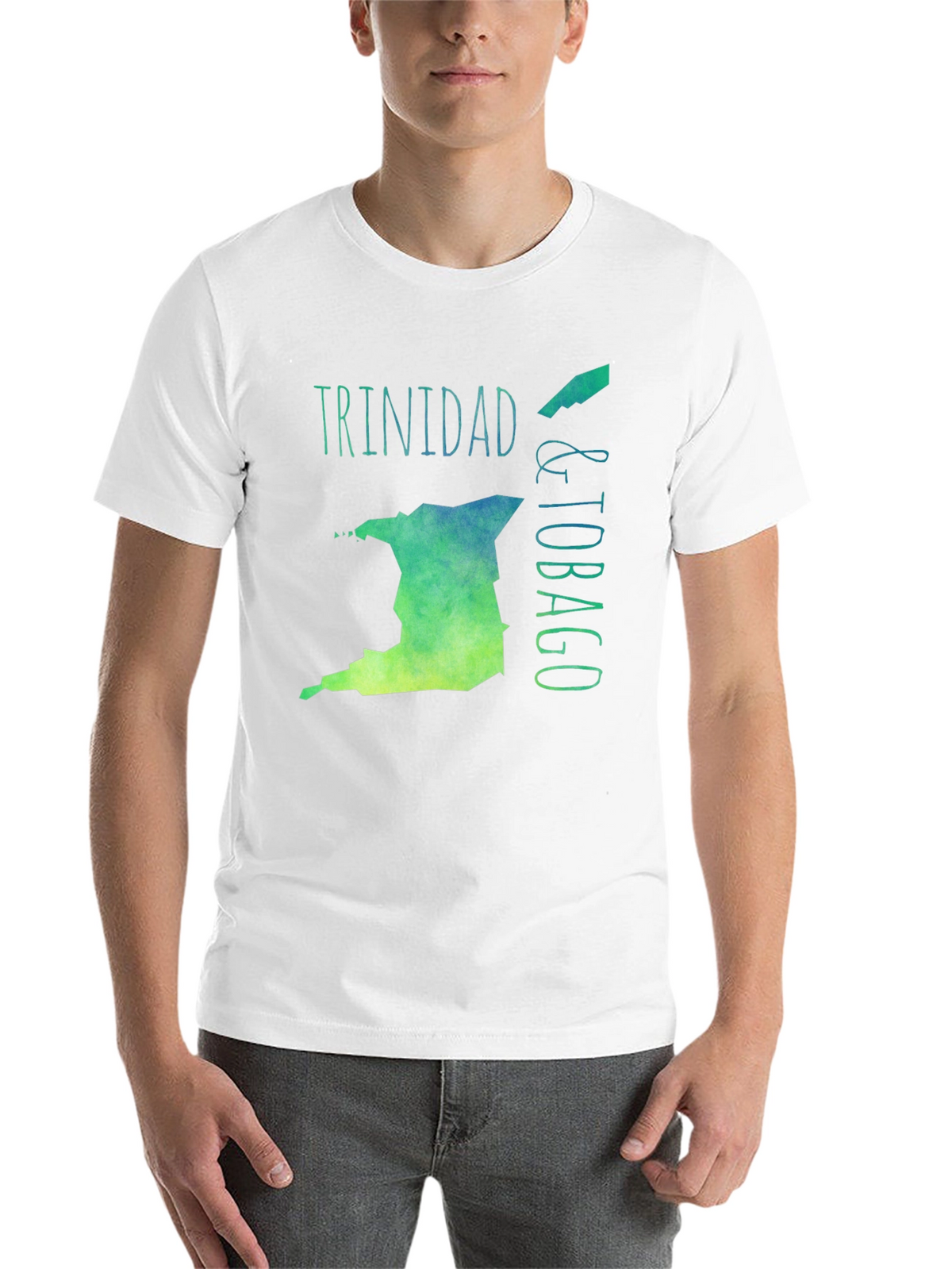 Trinidad & Tobago Map T-Shirt - Caribbean Pride Tee