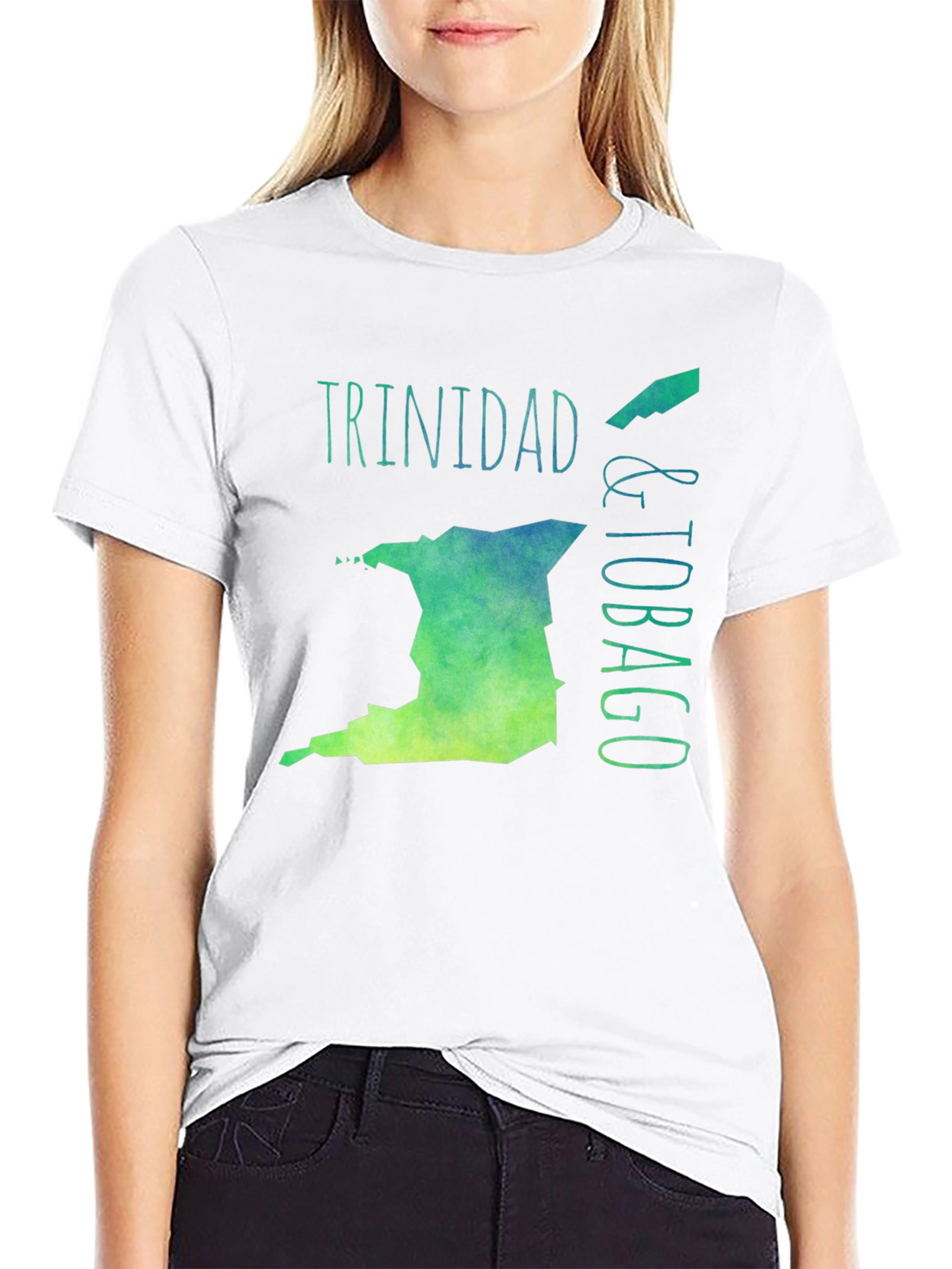 Trinidad & Tobago Map T-Shirt - Caribbean Pride Tee