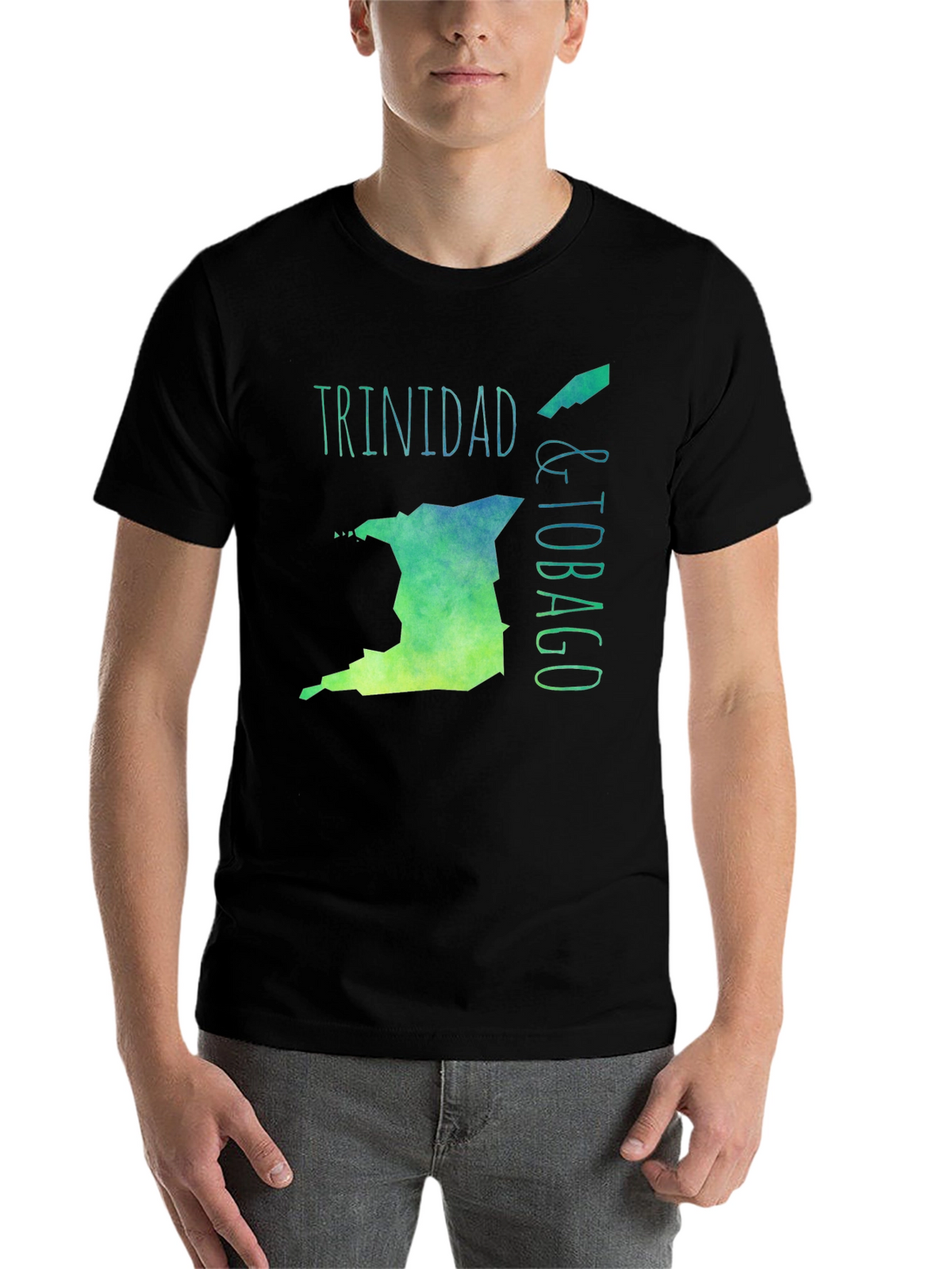 Trinidad & Tobago Map T-Shirt - Caribbean Pride Tee