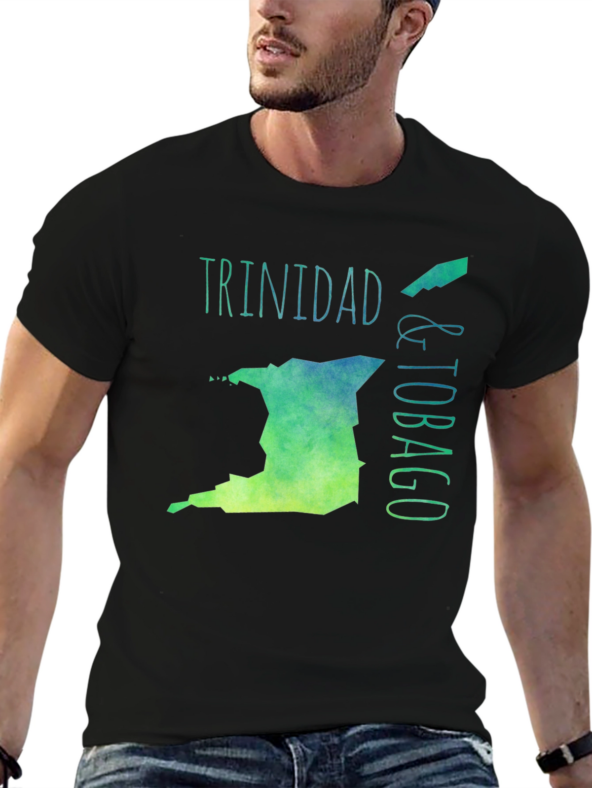 Trinidad & Tobago Map T-Shirt - Caribbean Pride Tee
